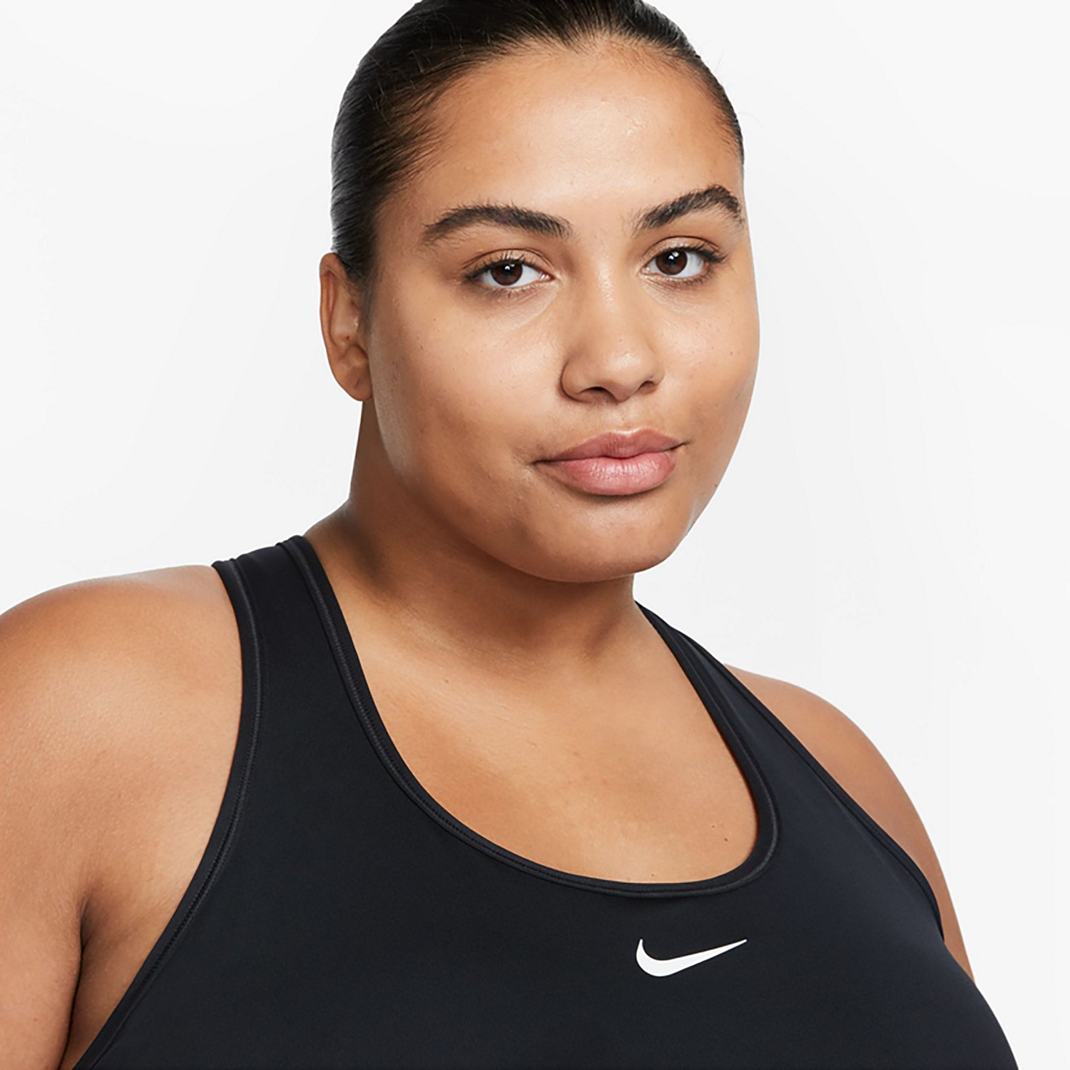 Nike Women's Dri-FIT Swoosh Medium Support Plus Size Sports Bra - view number 5