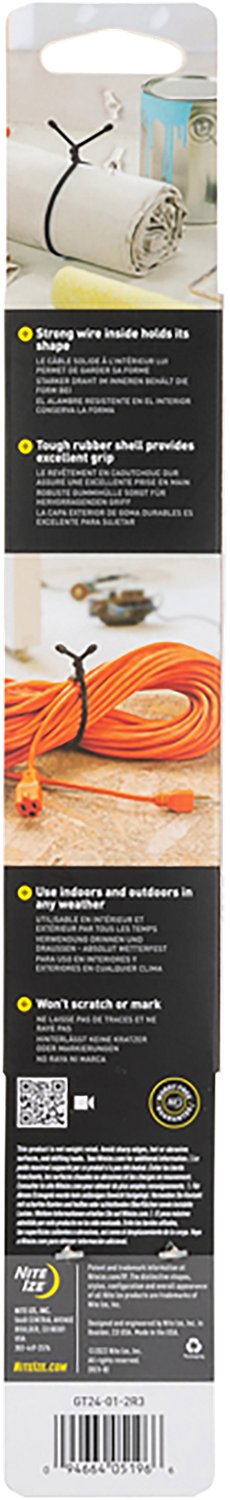 Nite Ize Gear Tie Twist Ties 2-Pack