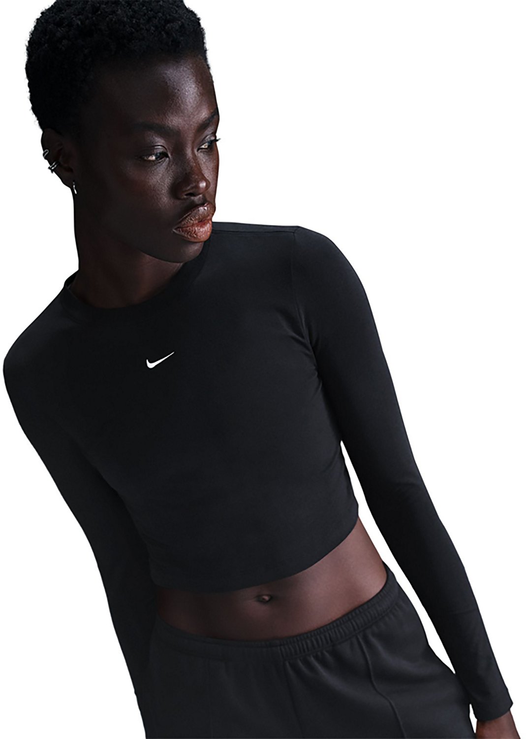 Nike Sportswear Women's Chill Knit Long Sleeve Cropped Top - view number 3
