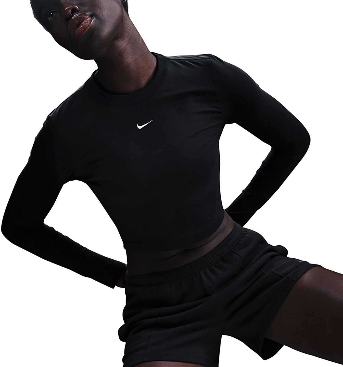 Nike Sportswear Women's Chill Knit Long Sleeve Cropped Top - view number 5