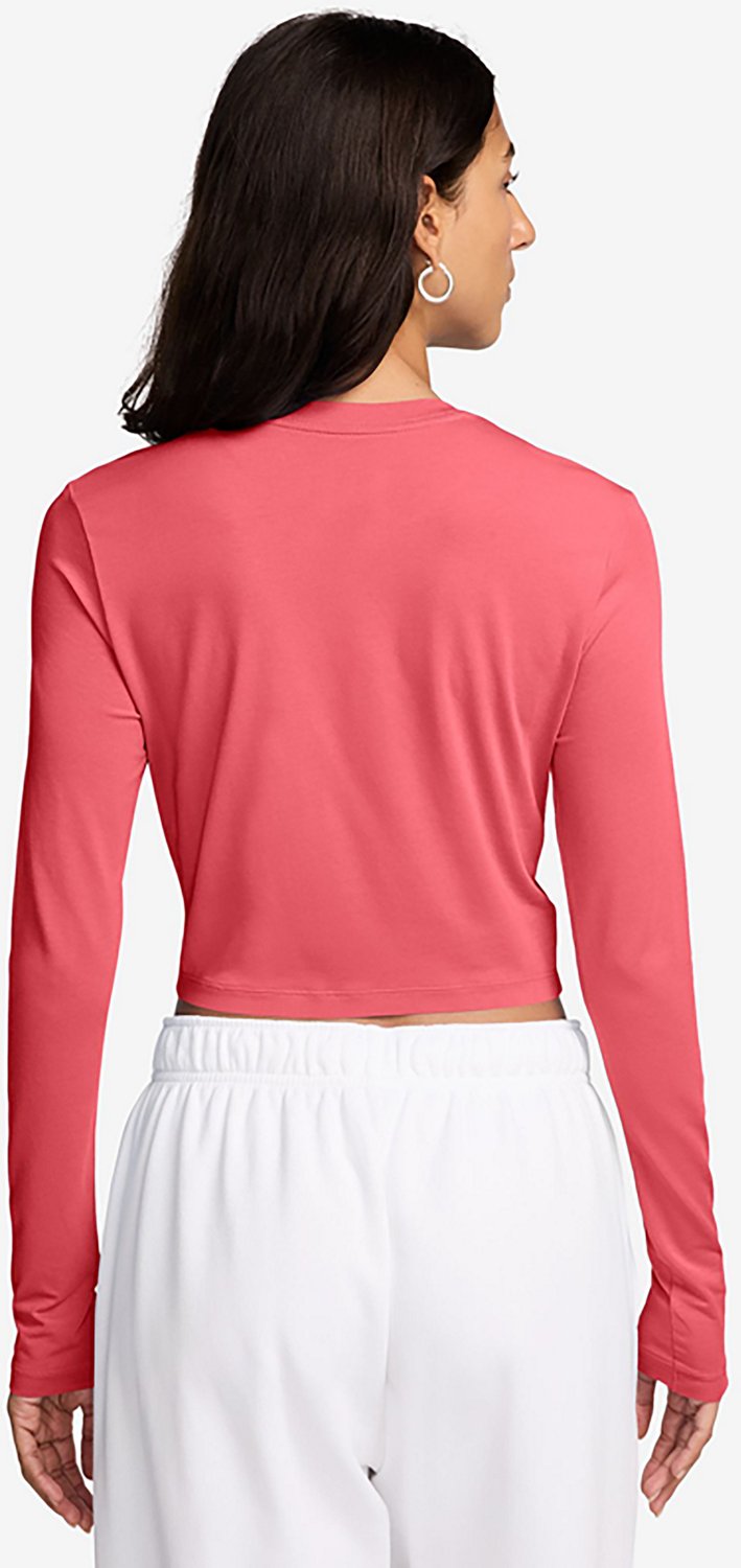 Nike Sportswear Women's Chill Knit Long Sleeve Cropped Top - view number 2