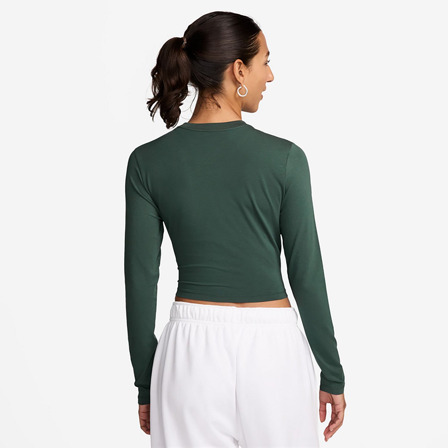 Nike Sportswear Women's Chill Knit Long Sleeve Cropped Top - view number 2