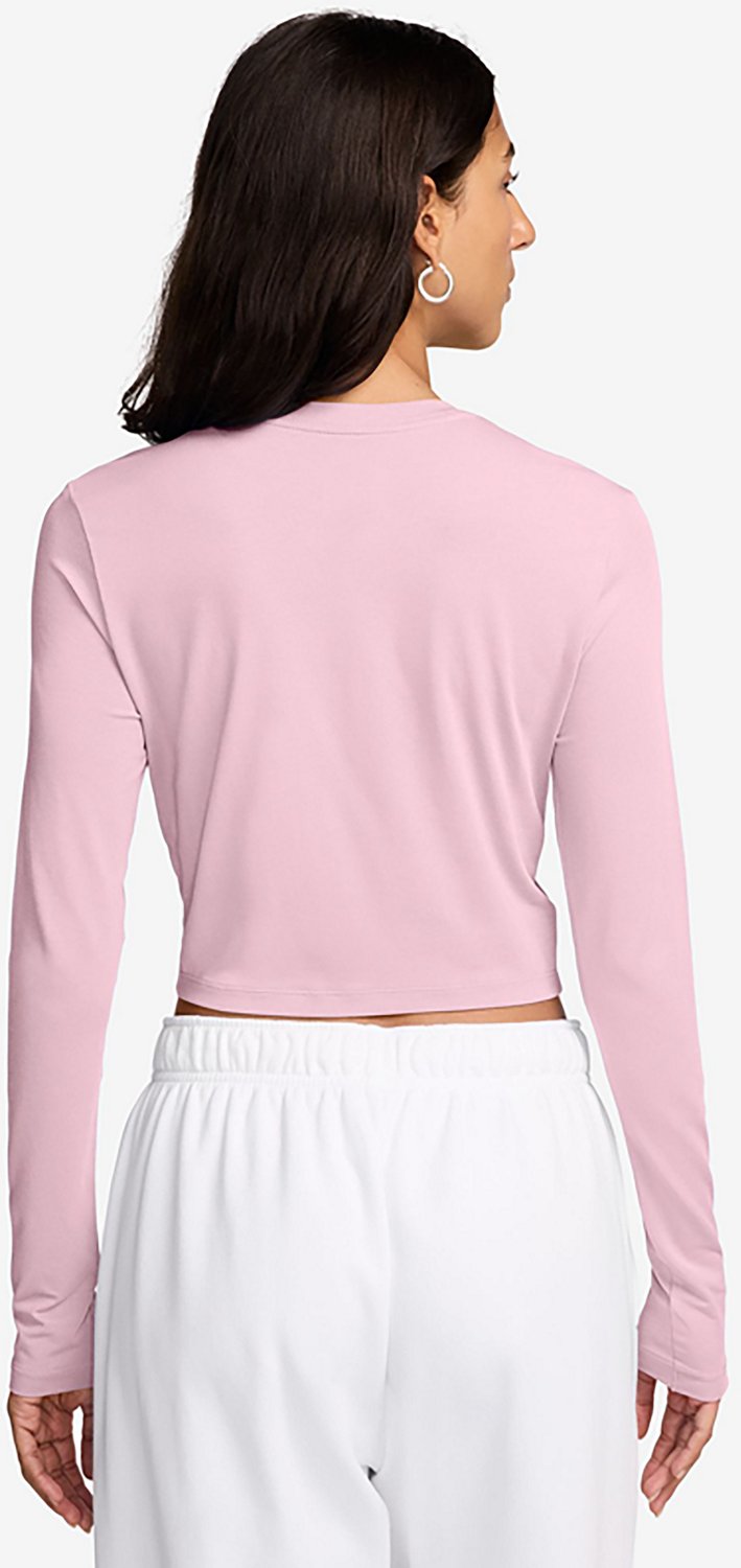 Nike Sportswear Women's Chill Knit Long Sleeve Cropped Top - view number 2