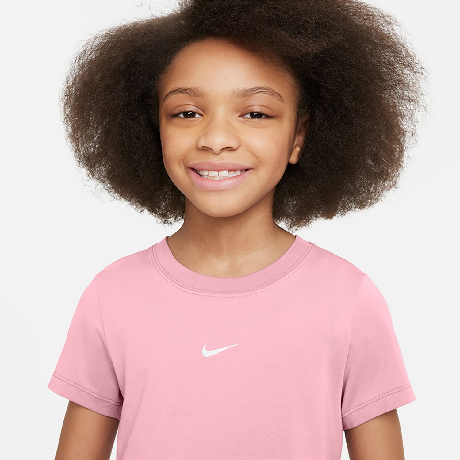 Nike Sportswear Girls' Big Kids Cropped T-Shirt - view number 3