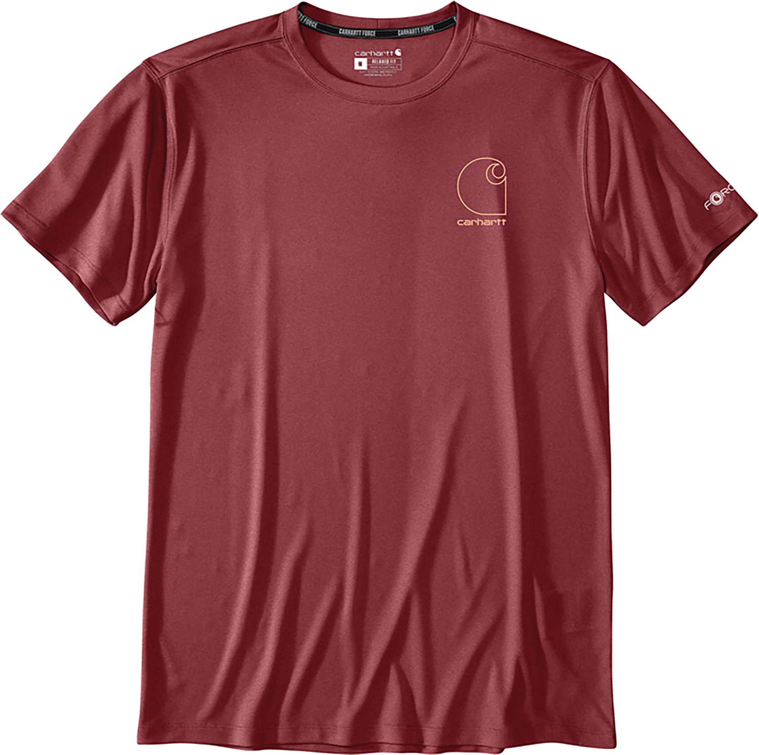 Carhartt Men's Force Sun Defender Lightweight Logo Graphic Short Sleeve T-shirt