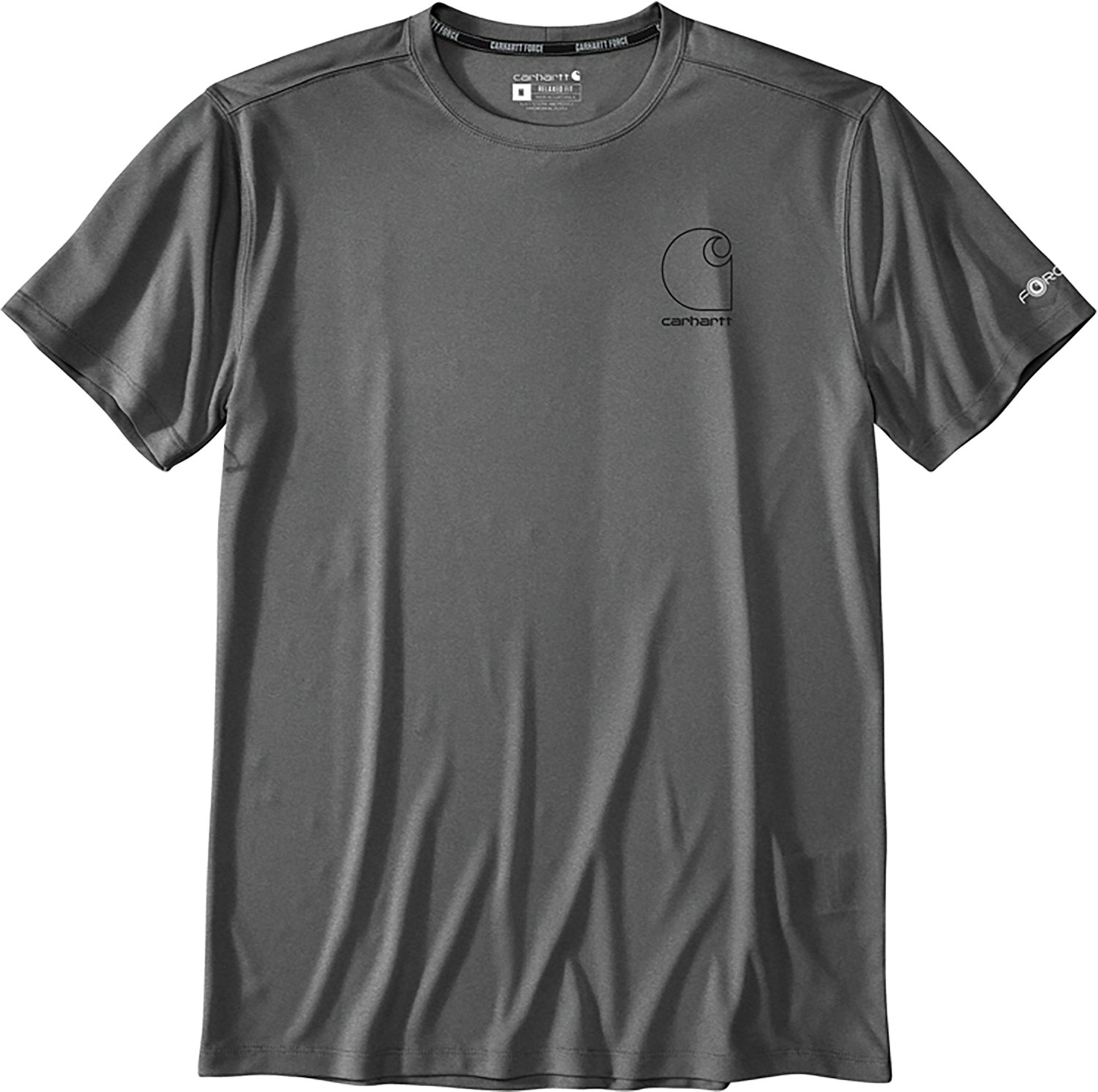 Carhartt Men's Force Sun Defender Lightweight Logo Graphic Short Sleeve T-shirt - view number 2