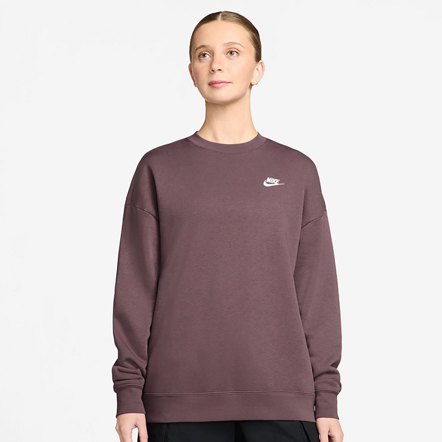 Nike Women's Sportswear Clube Fleece Loose Crew-Neck Sweatshirt