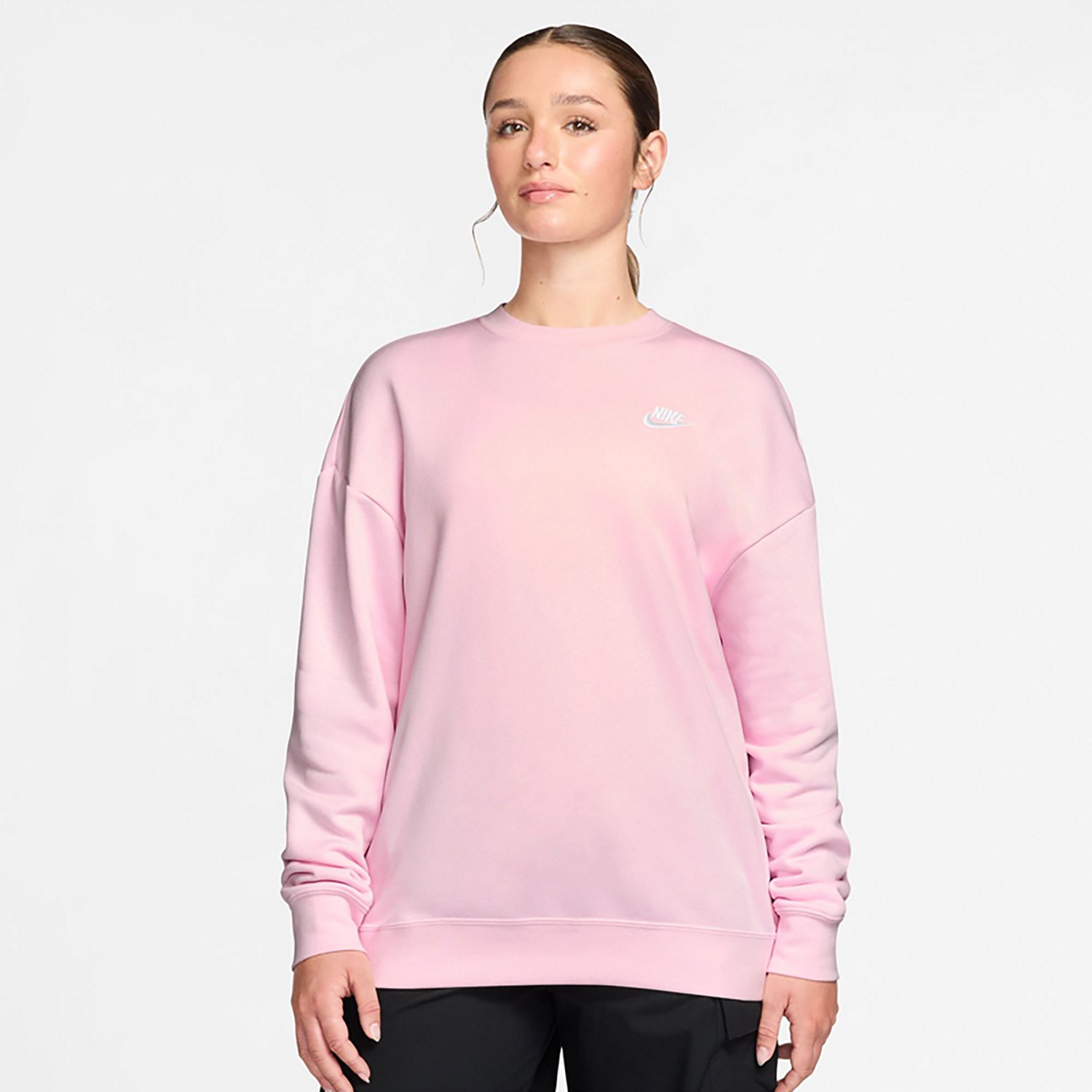 Nike Women's Sportswear Clube Fleece Loose Crew-Neck Sweatshirt