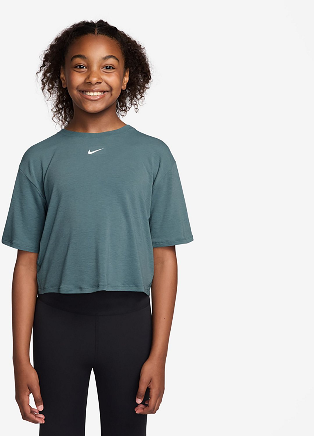 Nike Girls' One Relaxed Dri-FIT One Loose Short Sleeve Top
