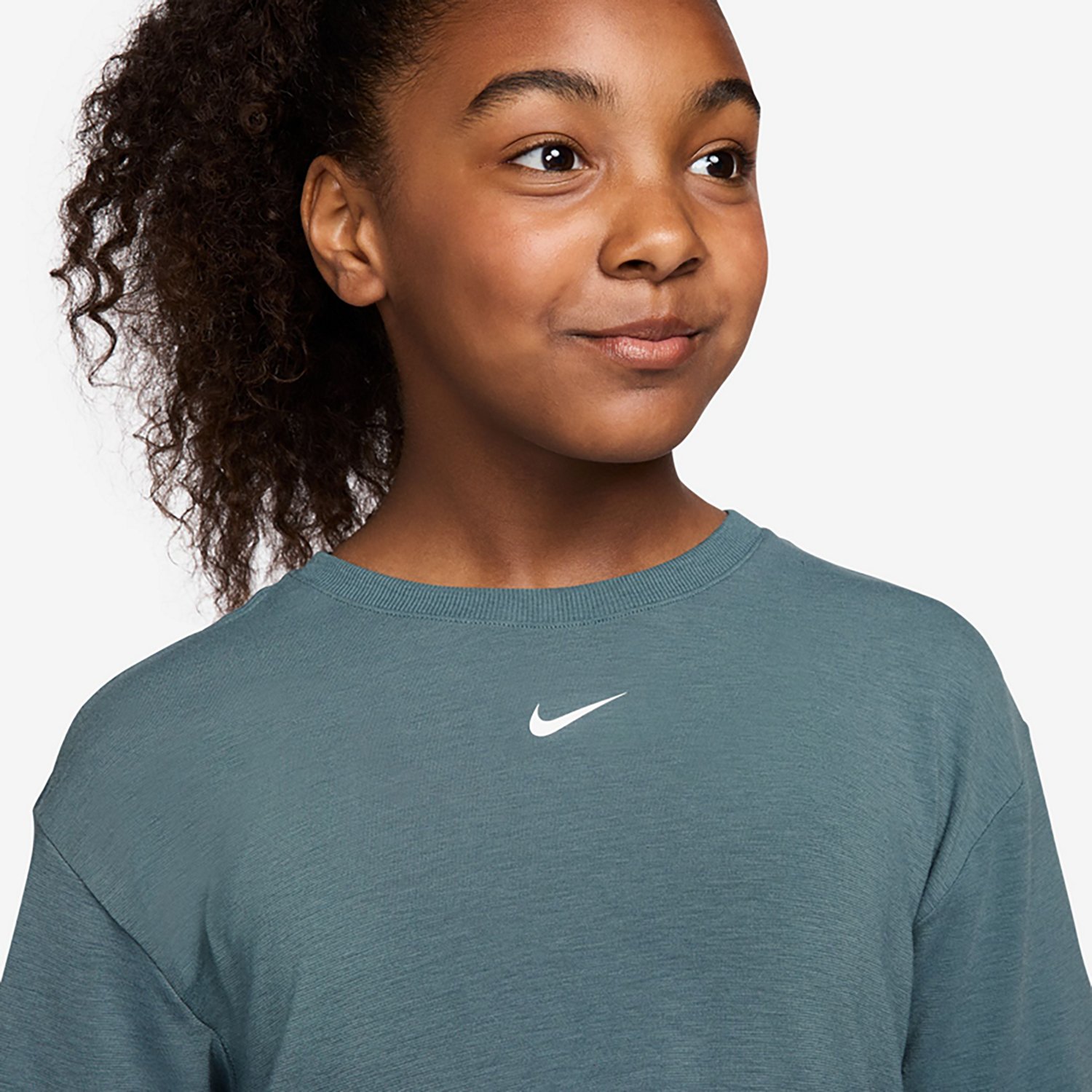 Nike Girls' One Relaxed Dri-FIT One Loose Short Sleeve Top - view number 3