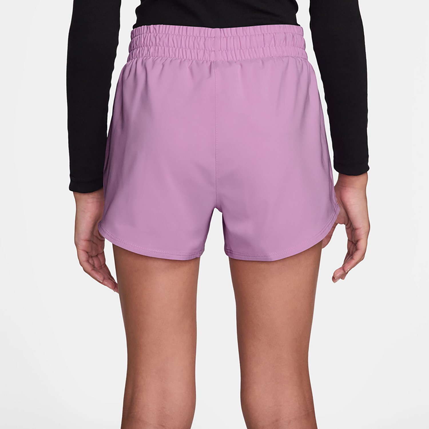 Nike Girls' One Dri-FIT 2-in-1 Shorts 3 in - view number 3
