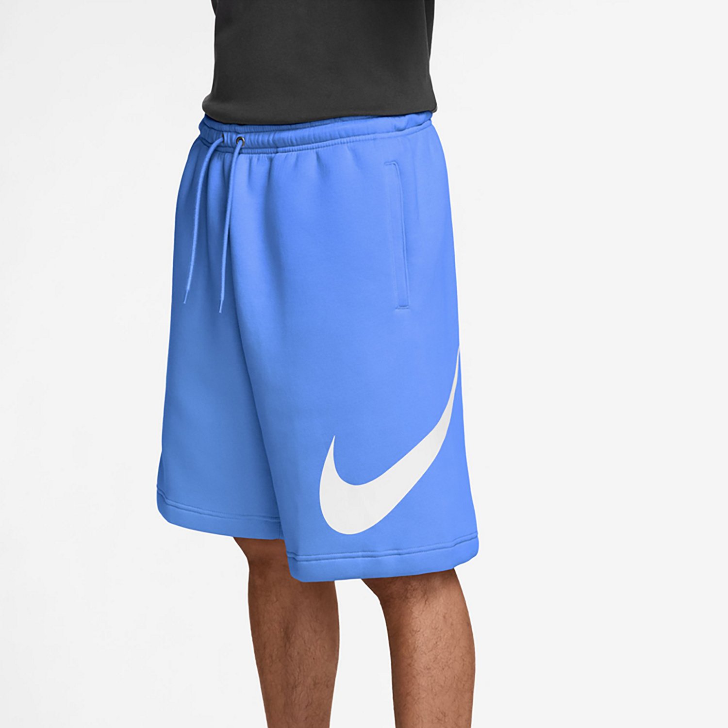 Nike Men's Club Brushed Fleece Graphic Shorts 7 in. - view number 3