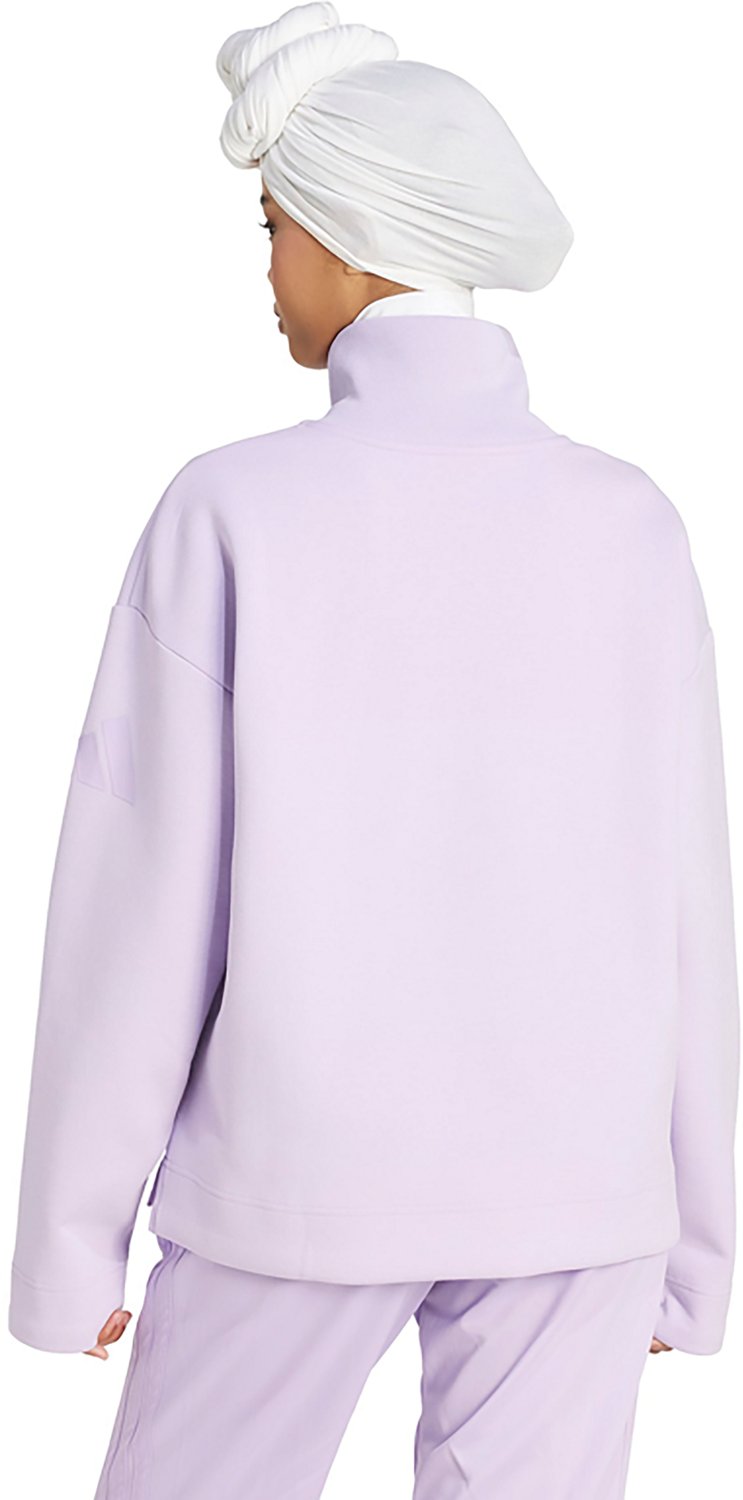 adidas Women's ALL SZN Soft Lux 1/4-Zip Sweatshirt - view number 2