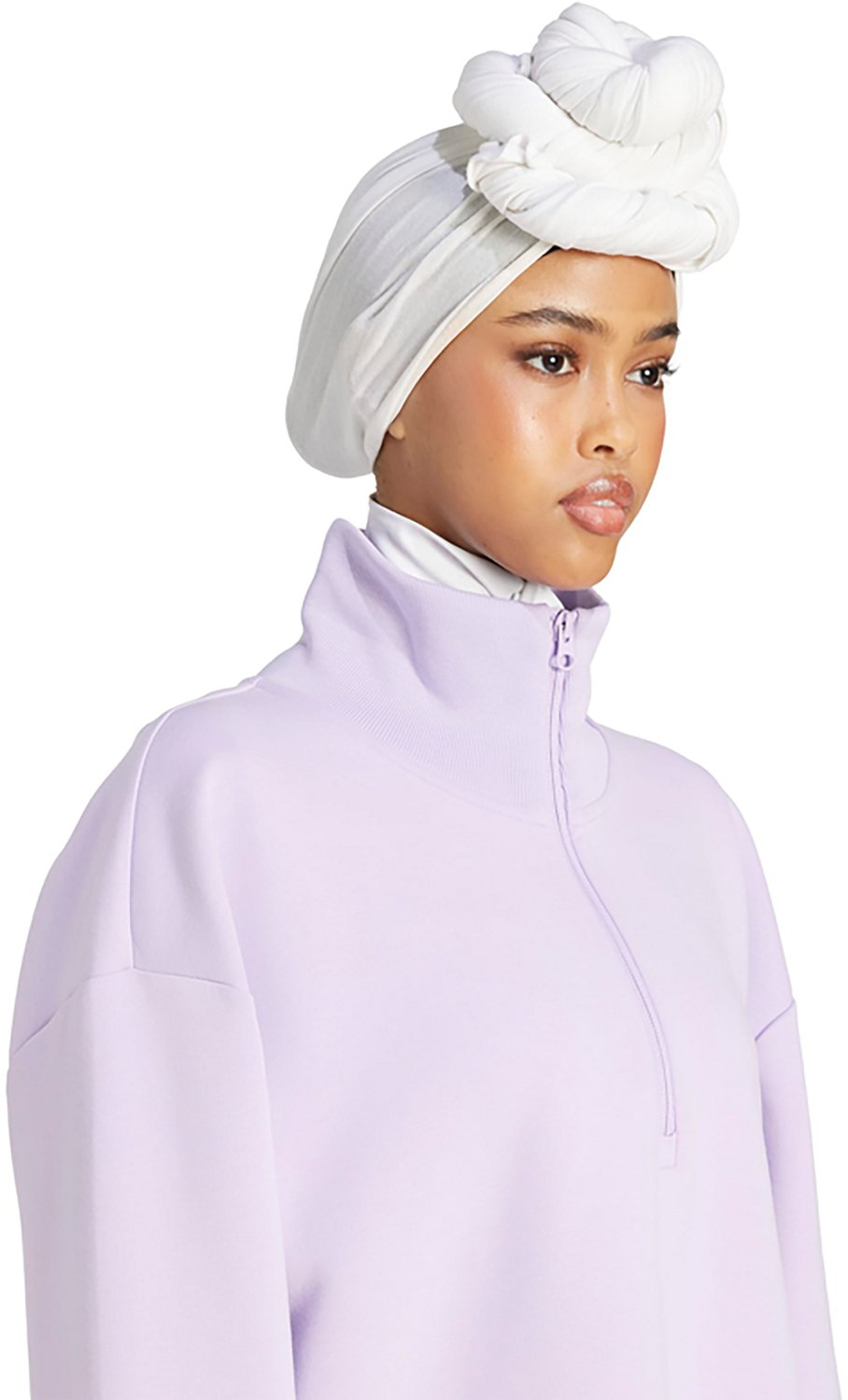 adidas Women's ALL SZN Soft Lux 1/4-Zip Sweatshirt - view number 4