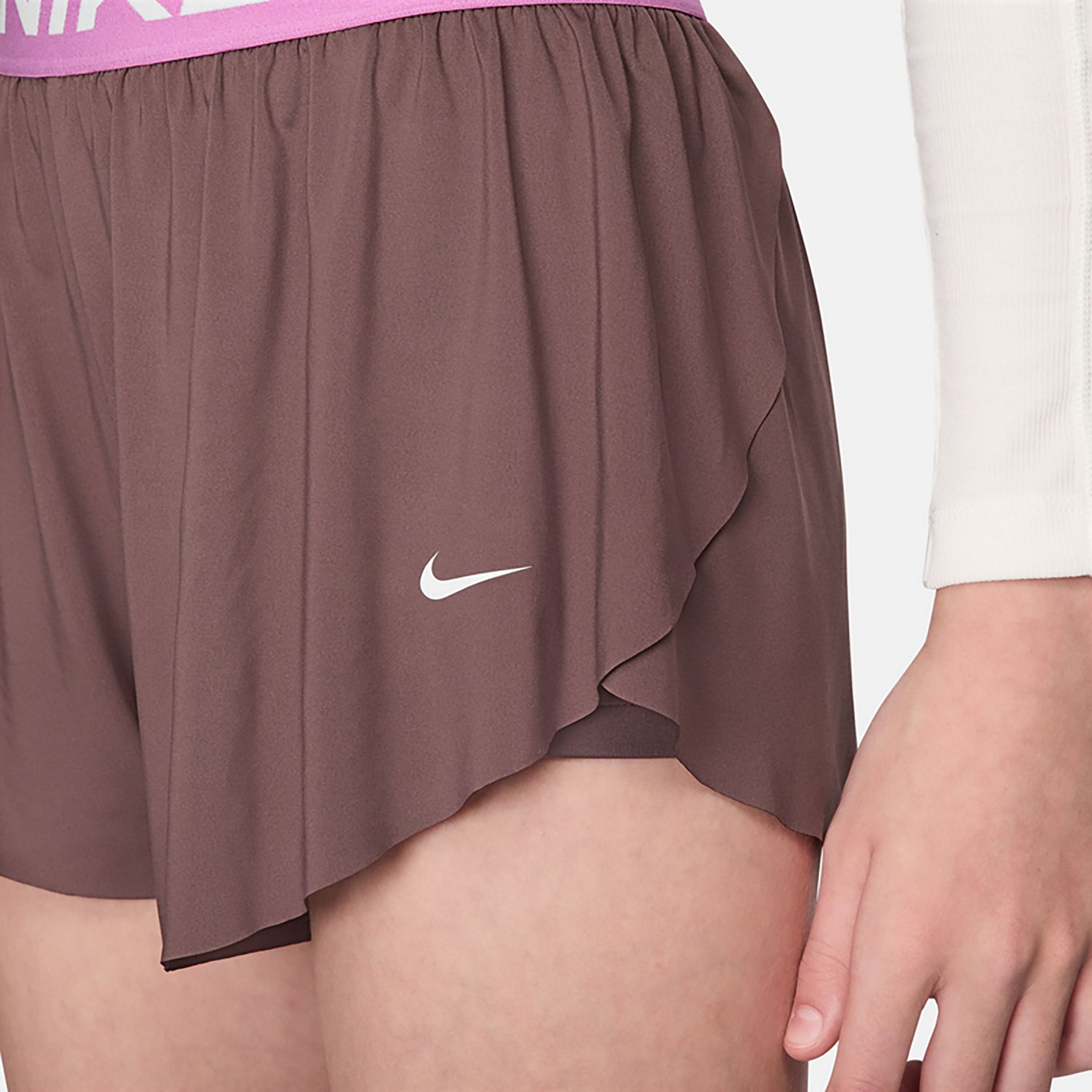 Nike Girls' Pro Dri-FIT 2 in 1 Knit Shorts 3 in - view number 4