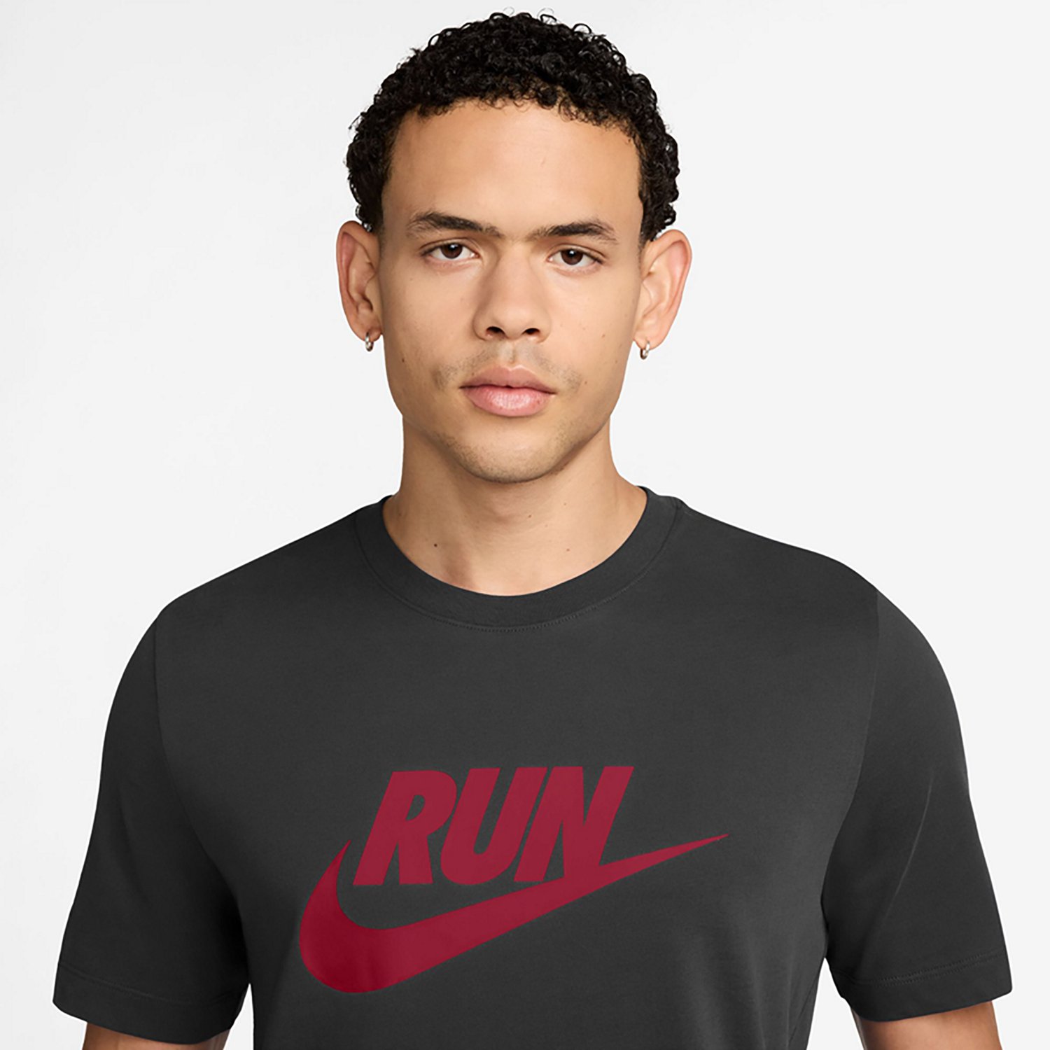 Nike Men's Dri-FIT Run Swoosh Graphic T-shirt - view number 3
