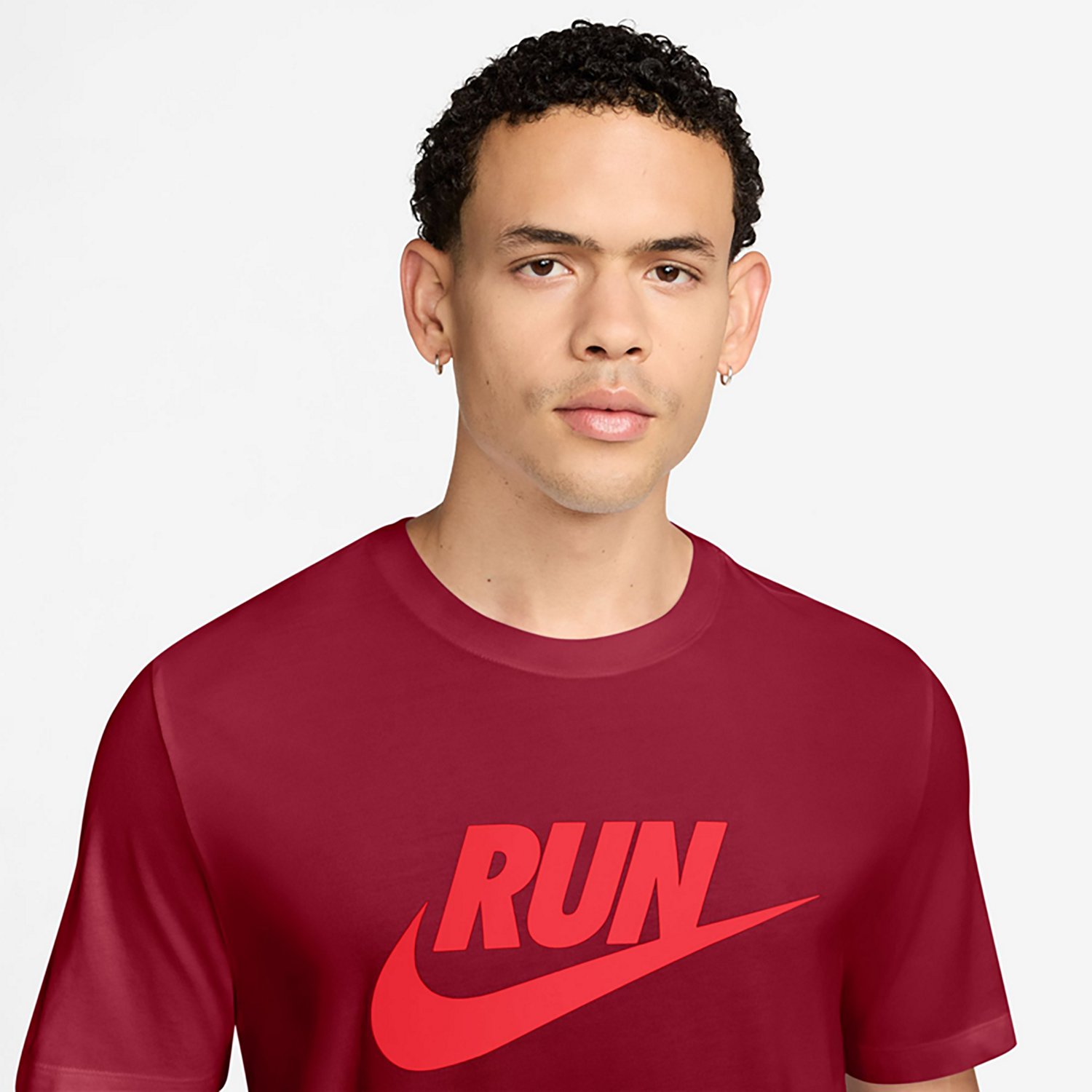 Nike Men's Dri-FIT Run Swoosh Graphic T-shirt - view number 3