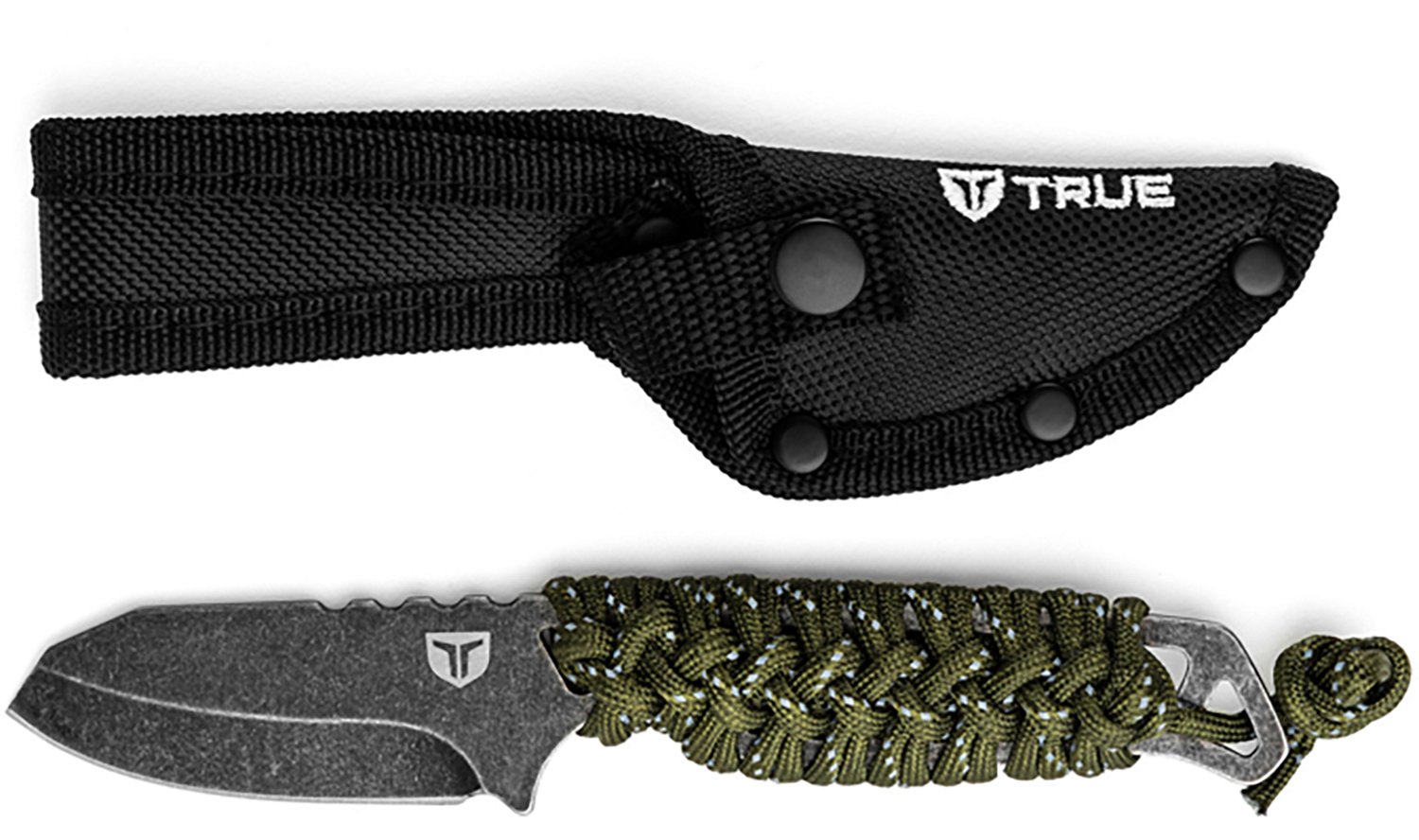 True NEKKID 2.4" Fixed Blade Skeletal Paracord Handle Knife and Sheath - view number 2