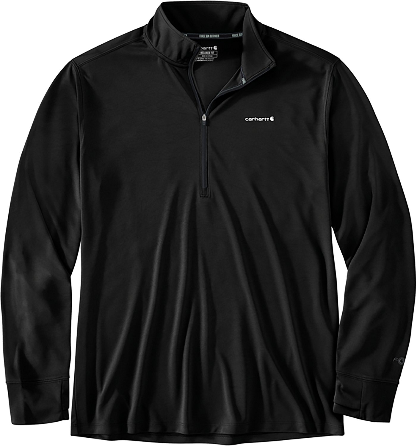 Carhartt Men's Force Sun Defender Relaxed 1/2-Zip Shirt - view number 3