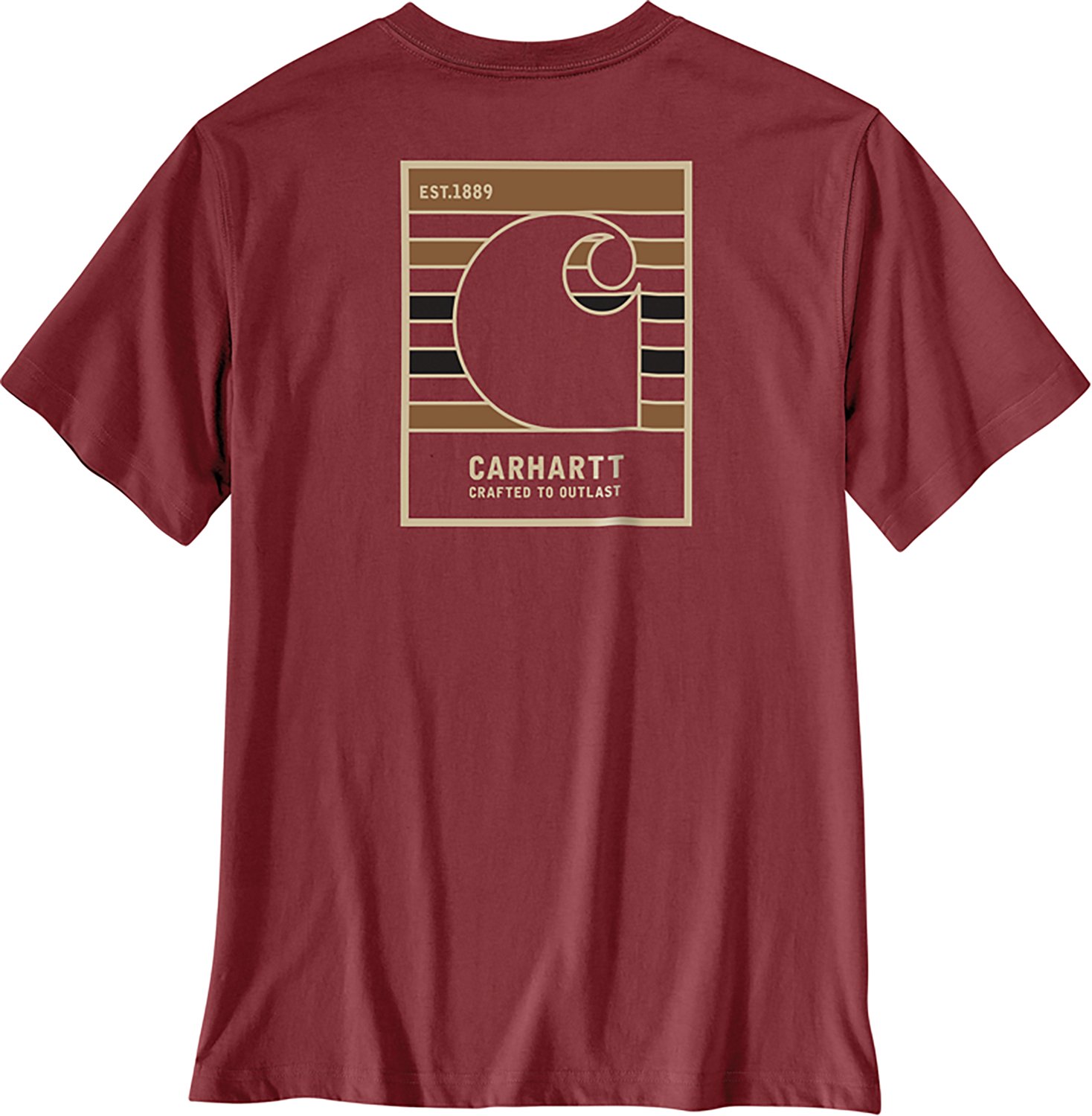Carhartt Men's Irvine Relaxed Outlast T-shirt - view number 4