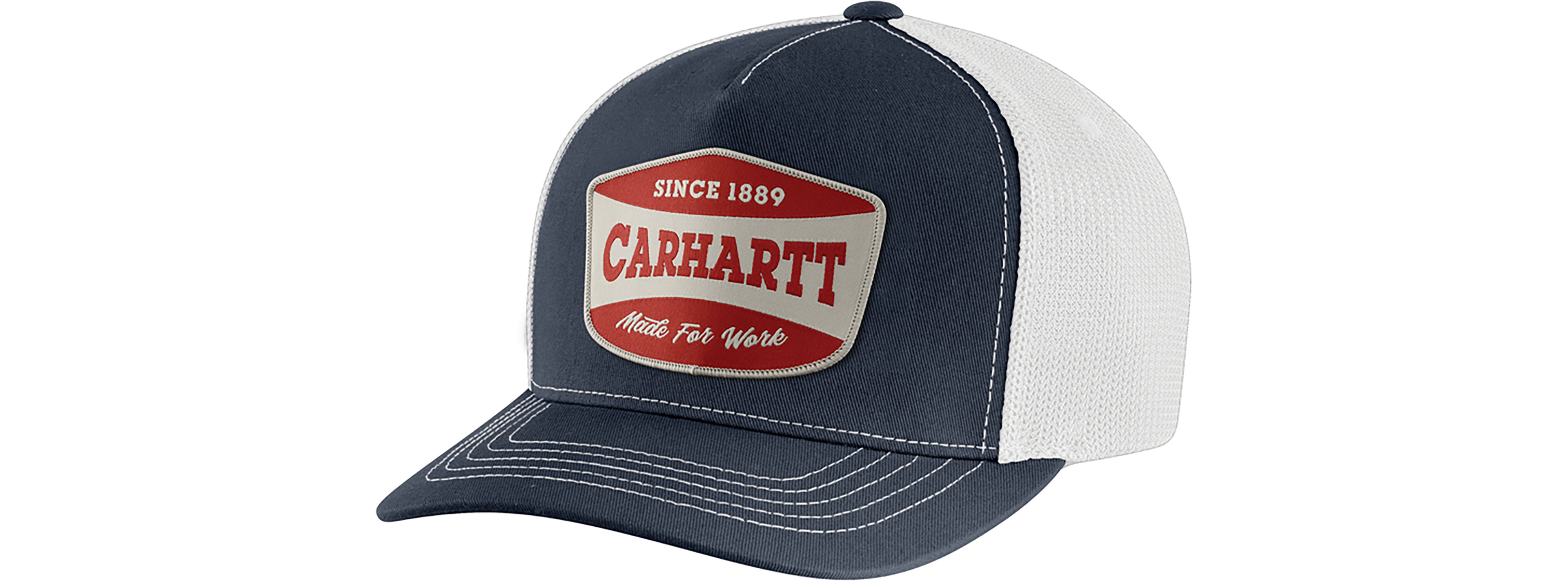 Carhartt Men's Canvas Mesh-Back Patch Cap