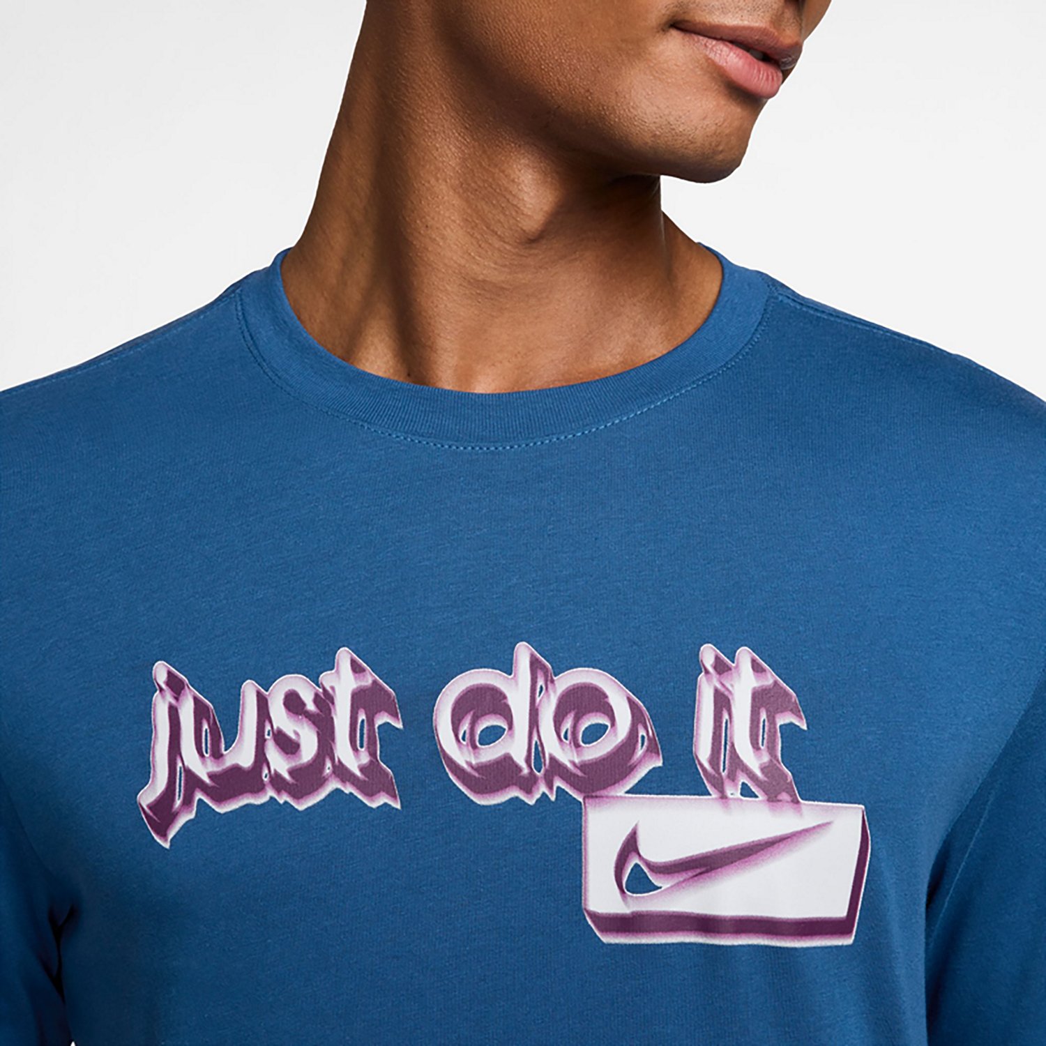 Nike Men's Sportswear Standard Blur JDI T-shirt - view number 3