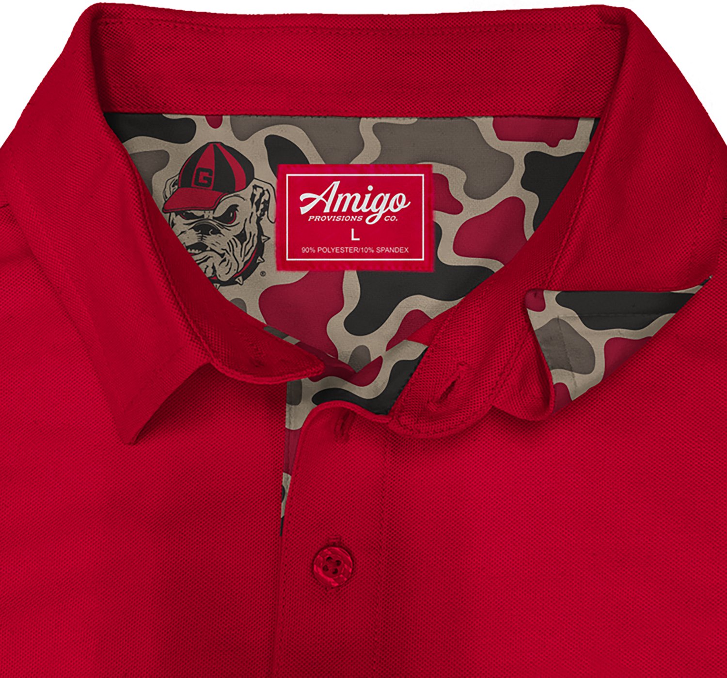 Amigo Men's Georgia Venturer Polo Bulldogs