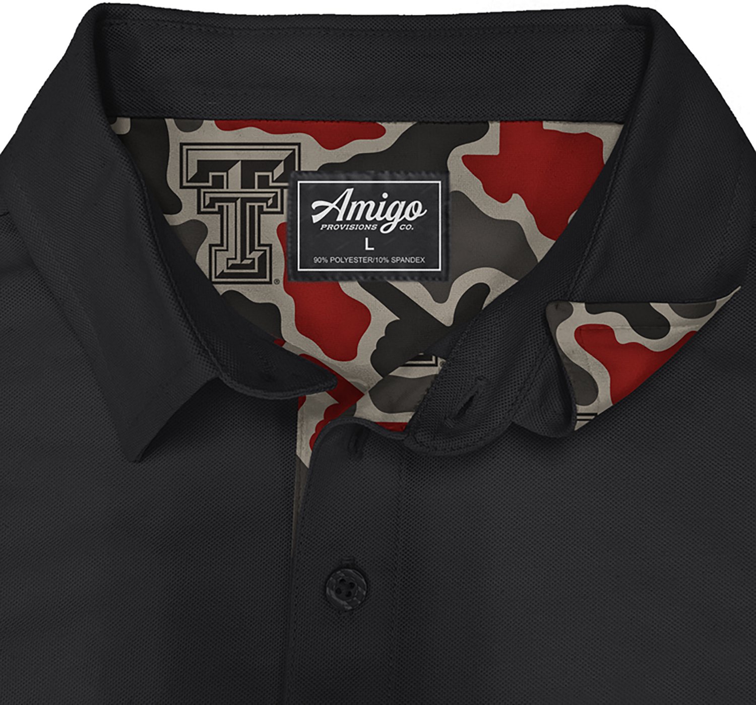 Amigo Men's Texas Tech Venturer Polo Texas Tech Red Raiders - view number 4