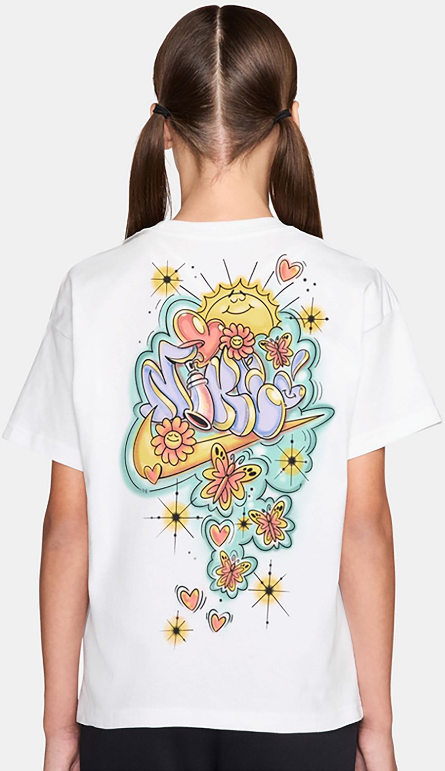 Nike Girls' Sportswear OC Boy Airbrush T-Shirt - view number 2