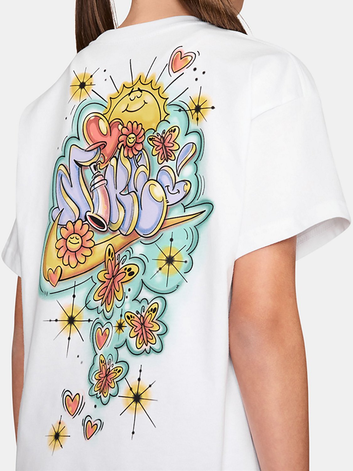 Nike Girls' Sportswear OC Boy Airbrush T-Shirt - view number 3