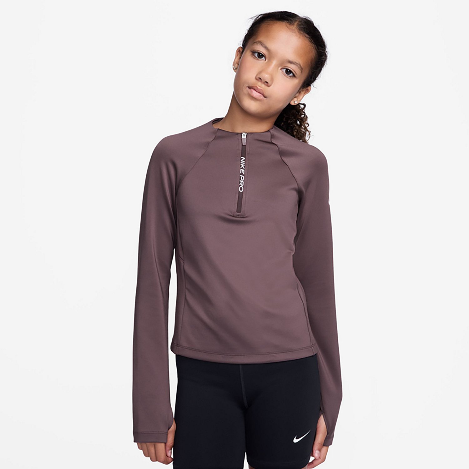 Nike Girls' Dri-FIT 1/2-Zip Top