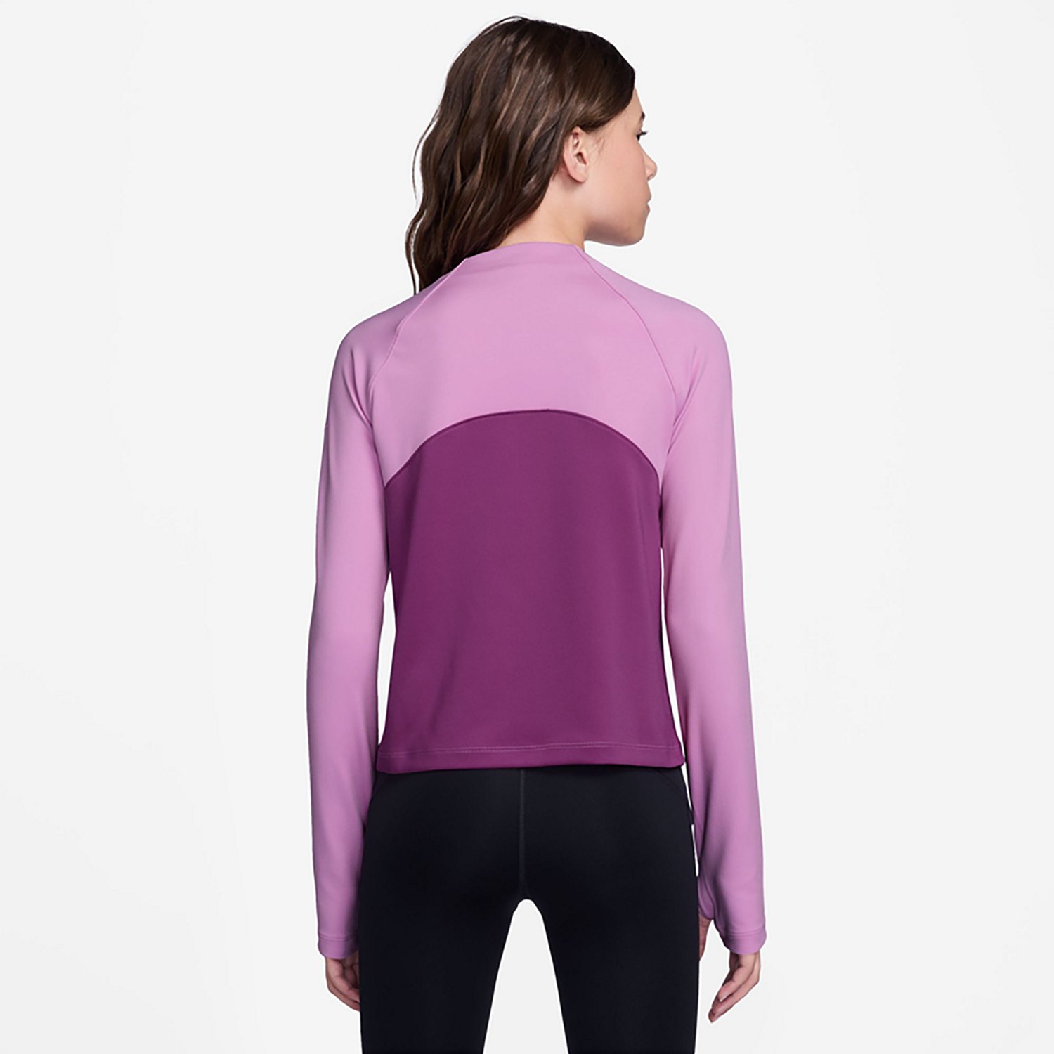 Nike Girls' Dri-FIT 1/2-Zip Top - view number 2