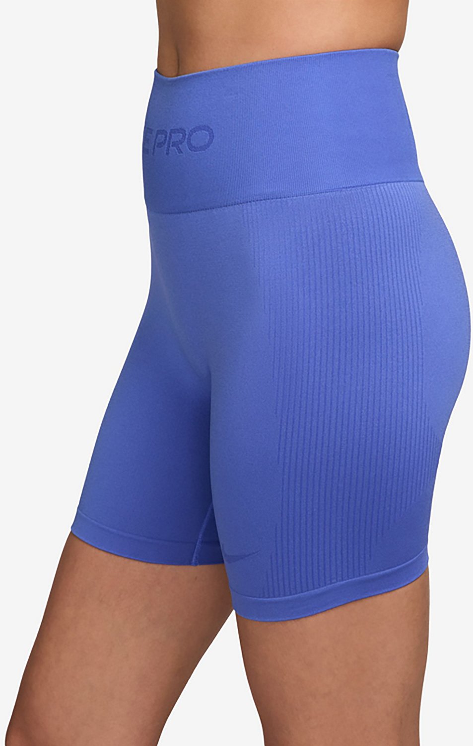 Nike Women's Pro Seamless Dri-FIT High-Waisted Biker Shorts 5 in - view number 3