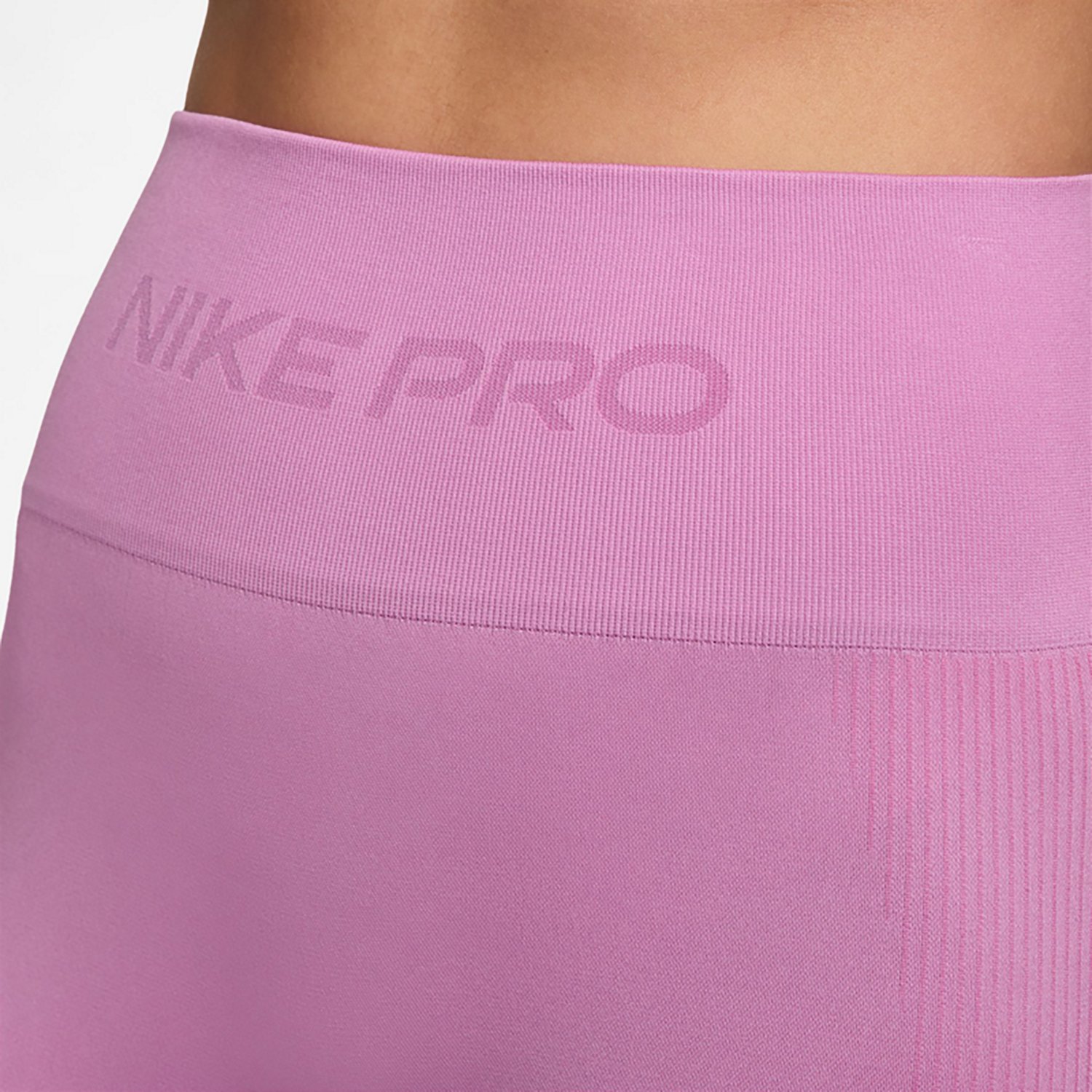 Nike Women's Pro Seamless Dri-FIT High-Waisted Biker Shorts 5 in - view number 4
