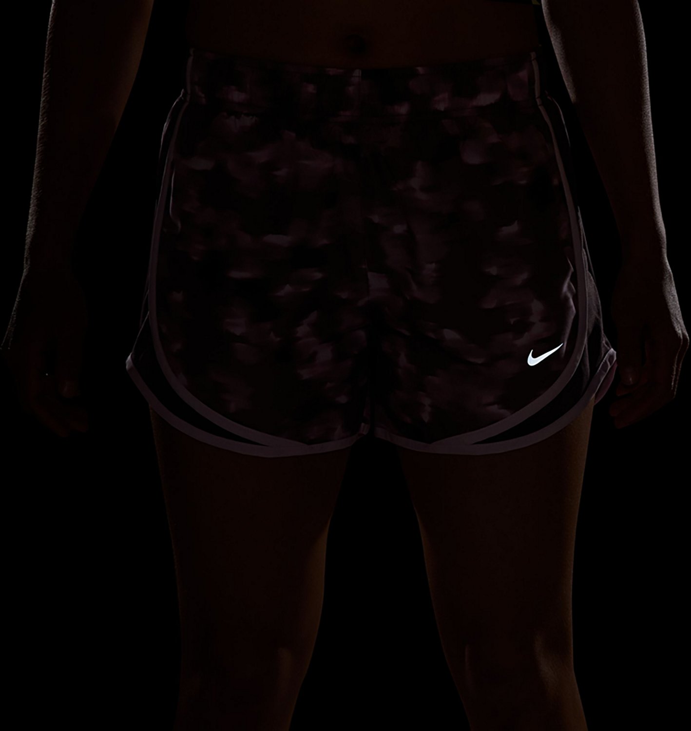 Nike Women's Tempo Mid-Rise Brief-Lined Printed Running Shorts 3 in - view number 5