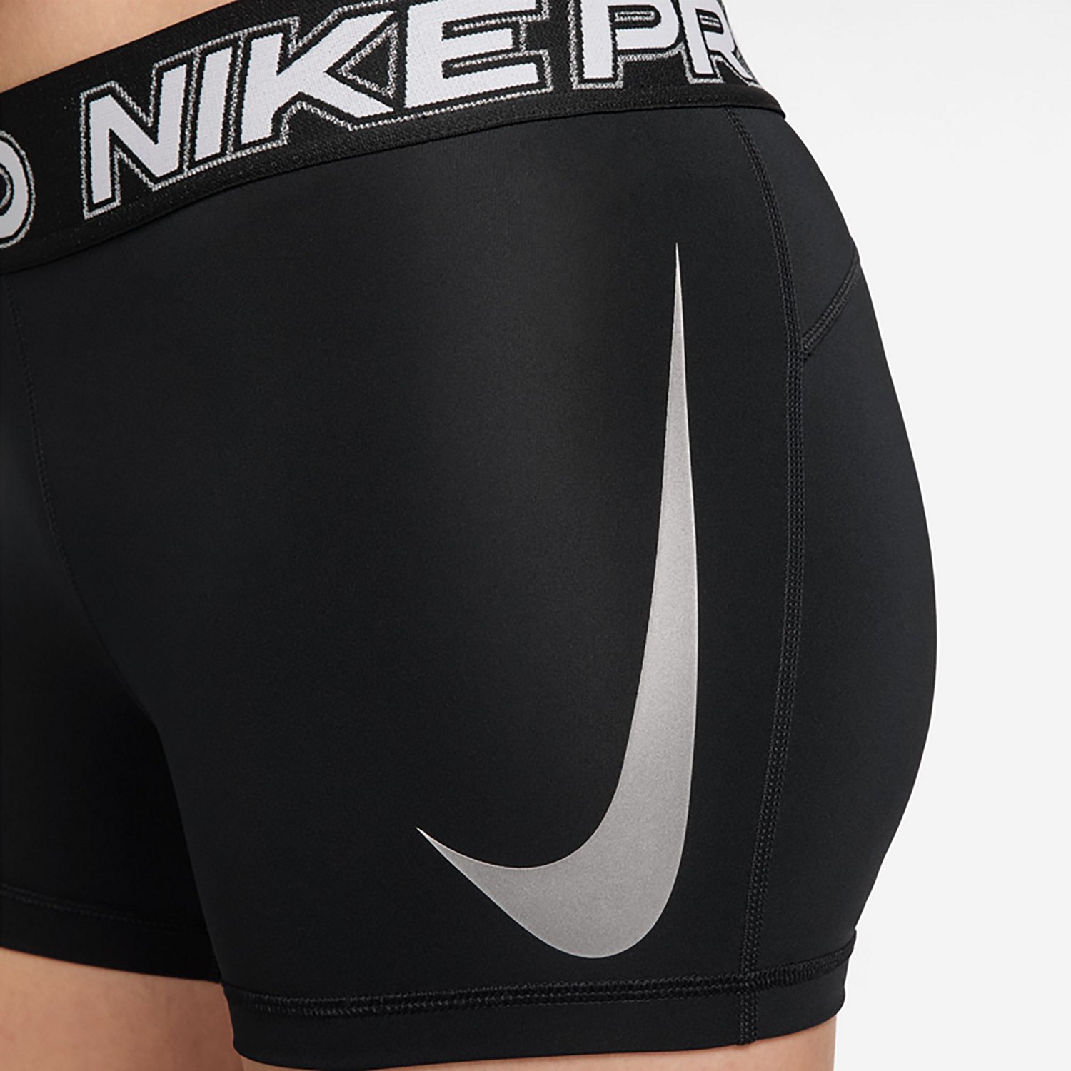 Nike Women's Pro Mid-Rise Biker Shorts 3 in - view number 4