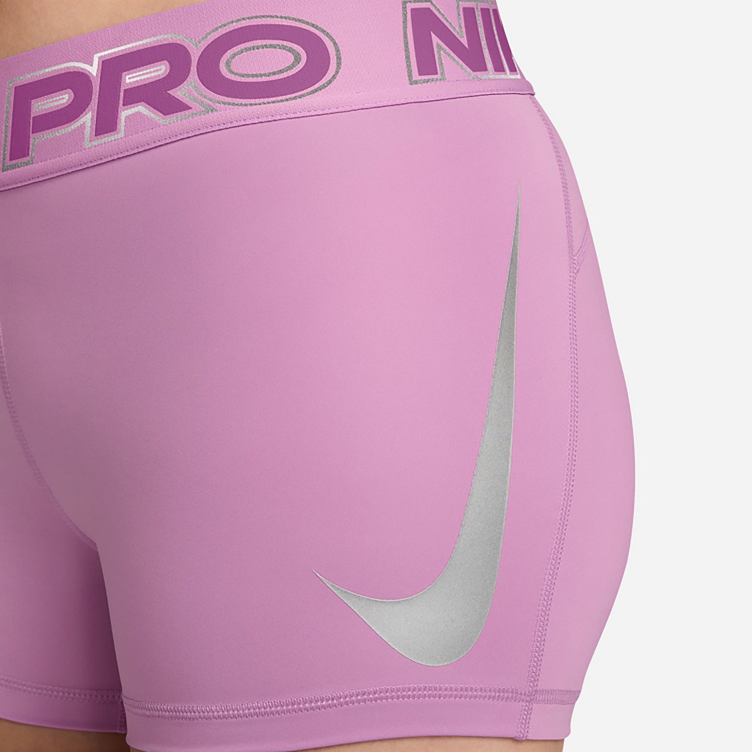Nike Women's Pro Mid-Rise Biker Shorts 3 in - view number 4