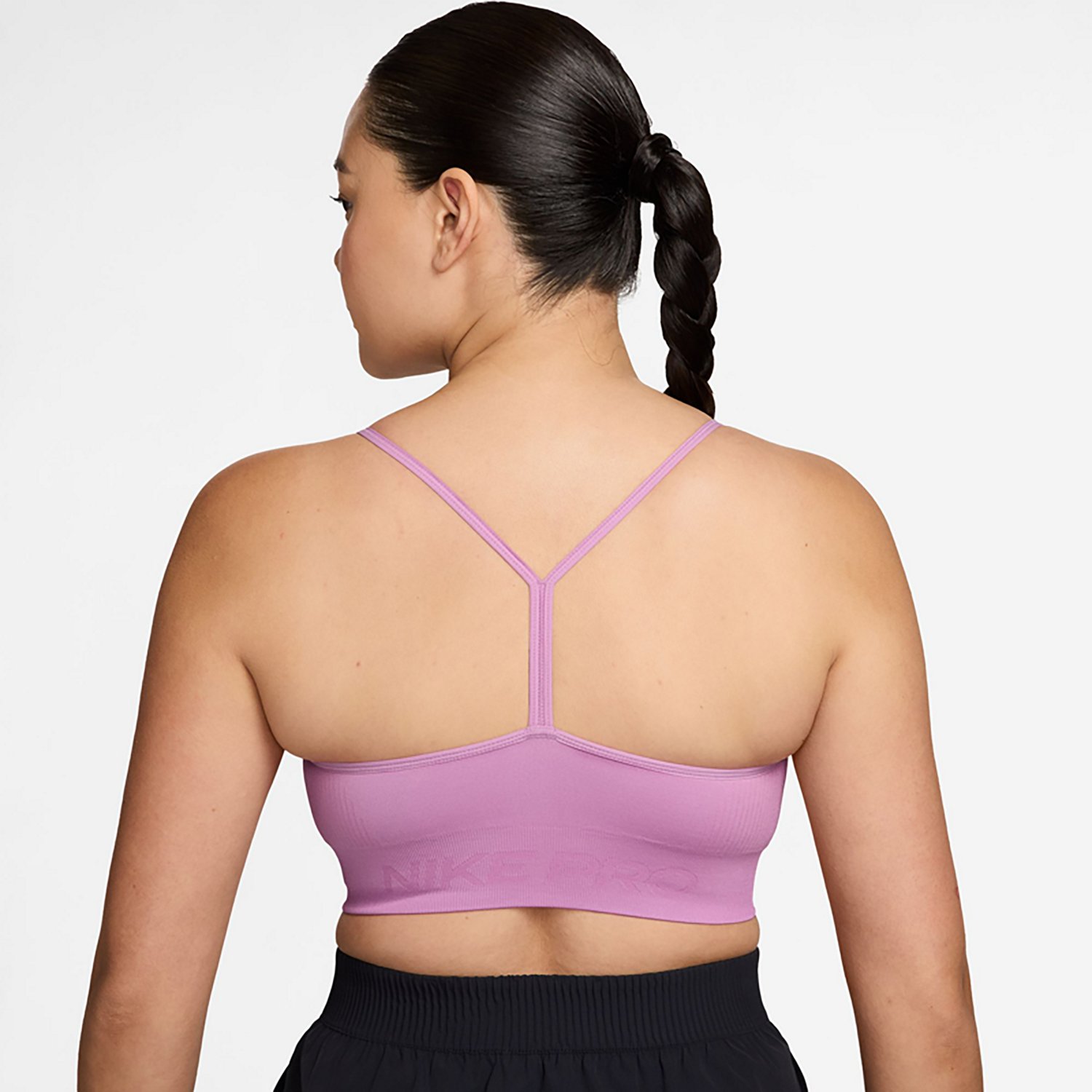 Nike Women's Nike Pro Dri-FIT Seamless Light Support Padded Sports Bra - view number 2