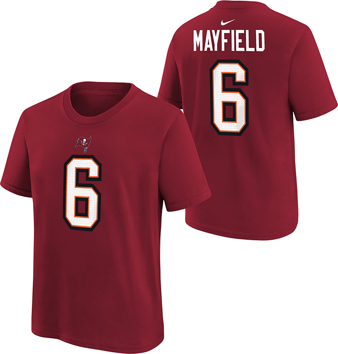 Nike Boys' Buccaneers B. Mayfield Fuse N&N T-shirt - view number 3