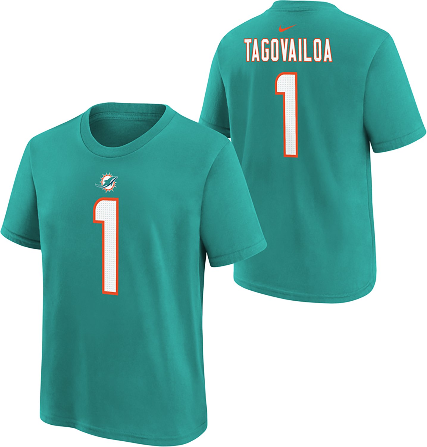 Nike Boys' Dolphins Tagovailoa Fuse N&N T-shirt - view number 3