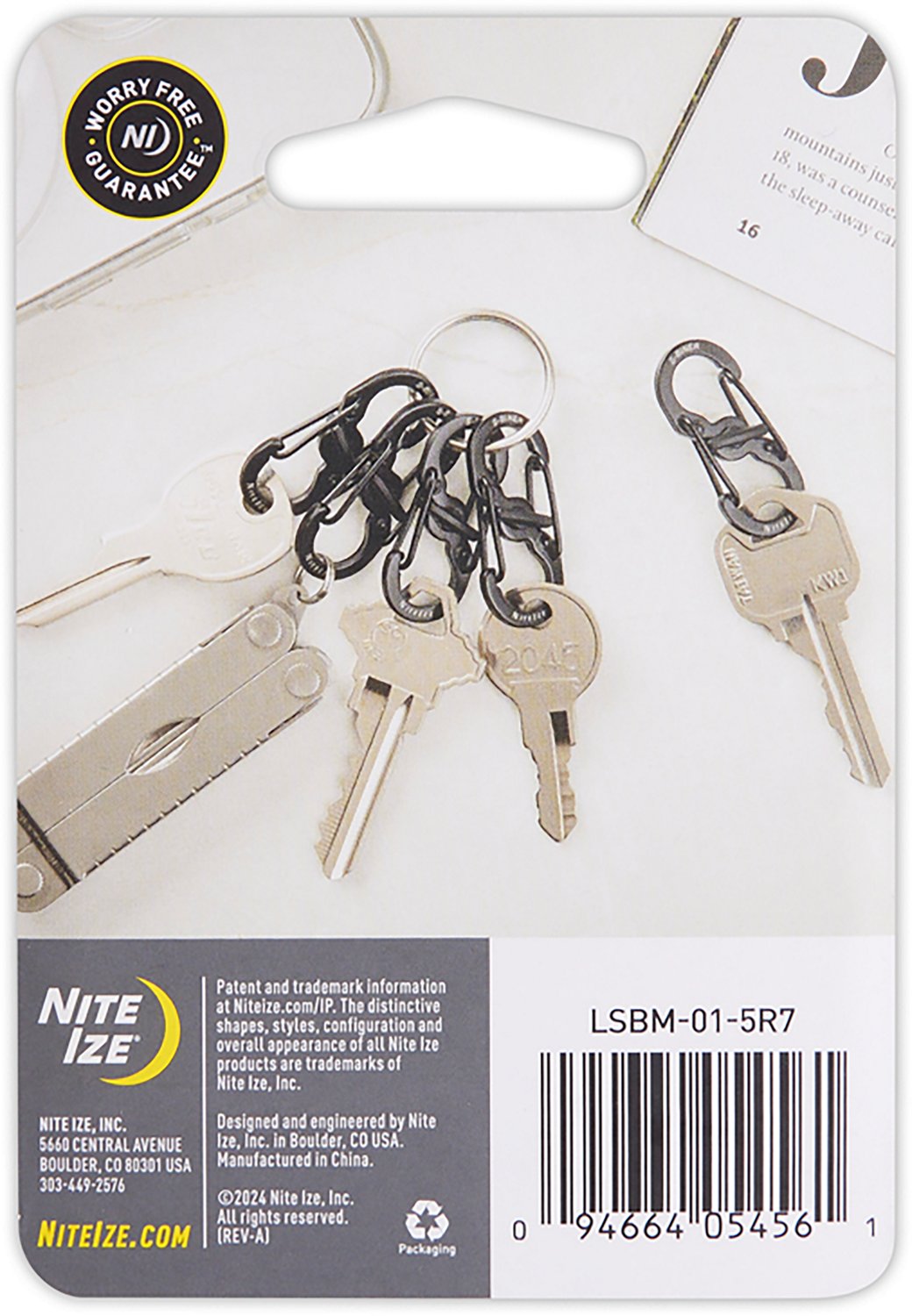 Nite Ize S-Biner MicroLock Stainless Steel Carabiners 5-Pack - view number 2