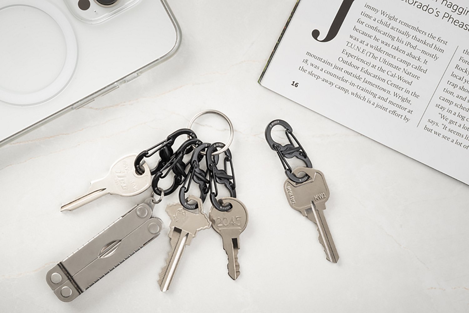 Nite Ize S-Biner MicroLock Stainless Steel Carabiners 5-Pack - view number 8