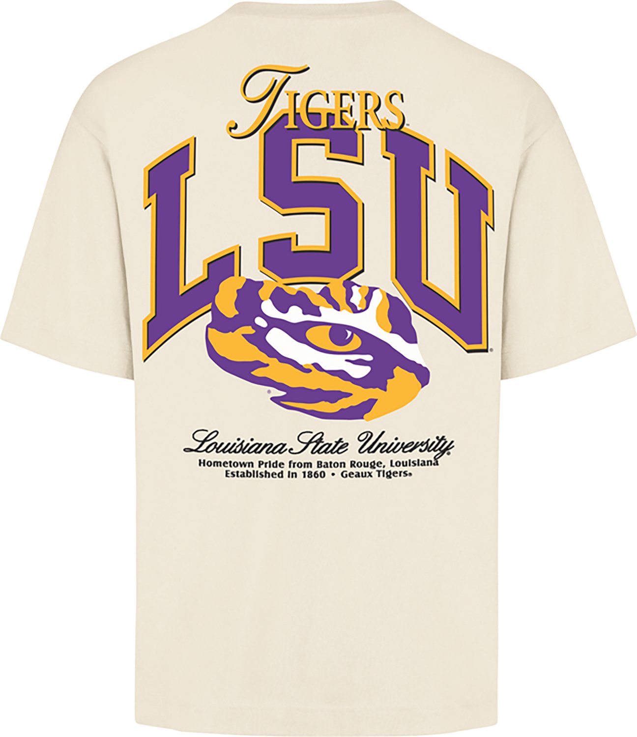 47 LSU Back Door Foundation Pocket T-shirt - view number 4