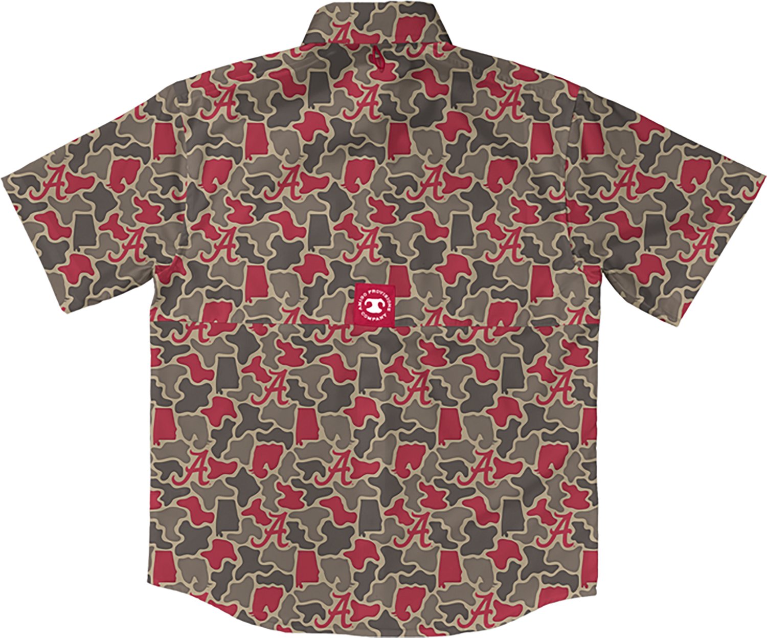 Amigo Men's Alabama Field and Fish Short Sleeve Shirt Alabama Crimson Tide - view number 2