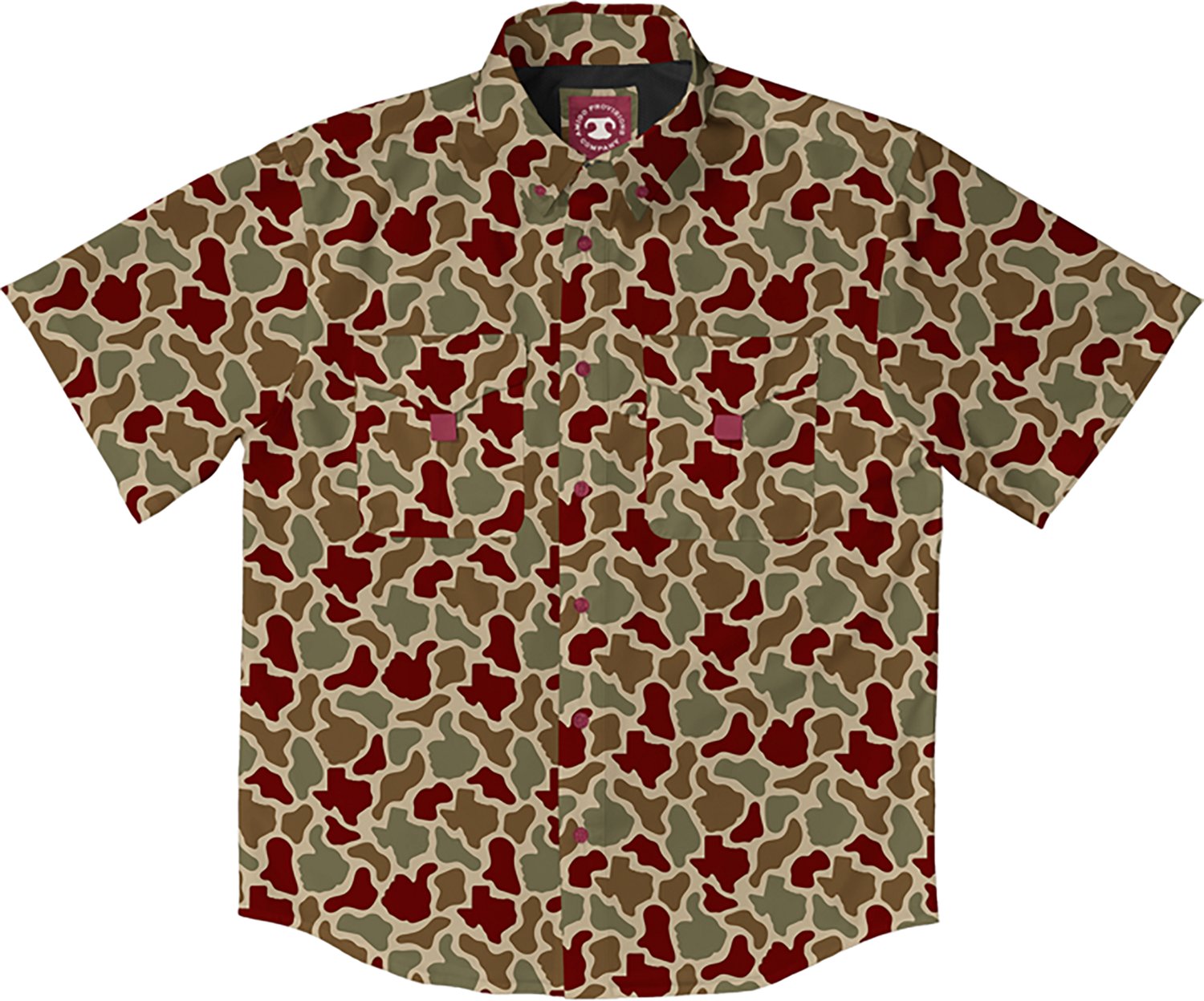 Amigo Men's Texas A&M Field and Fish Short Sleeve Shirt Texas A&M Aggies