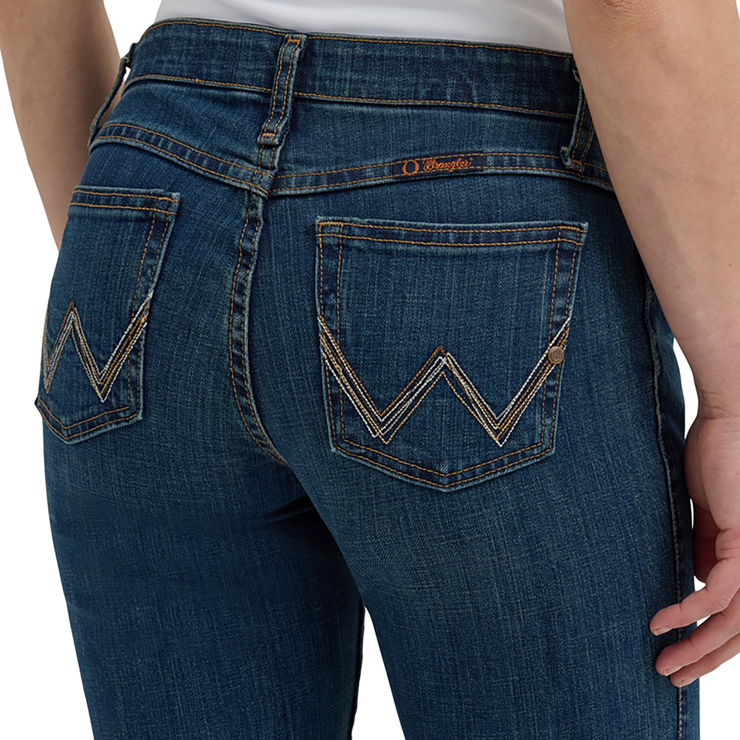 Wrangler Women's Ultimate Riding Q-Baby Mid-Rise Plus Size Bootcut Jeans - view number 3