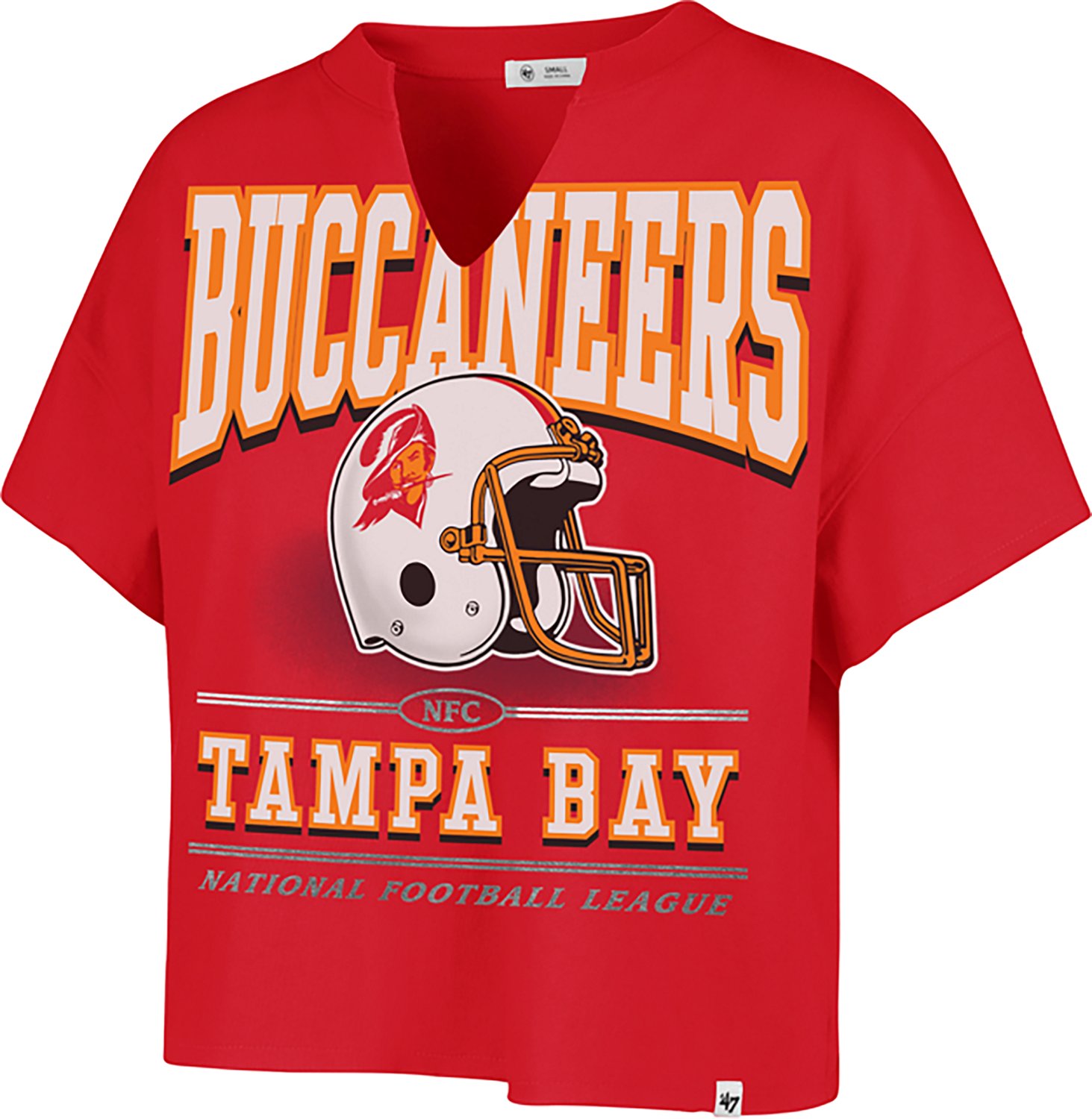 47 Women's Buccaneers Elation Oversize Notch Neck T-shirt - view number 1