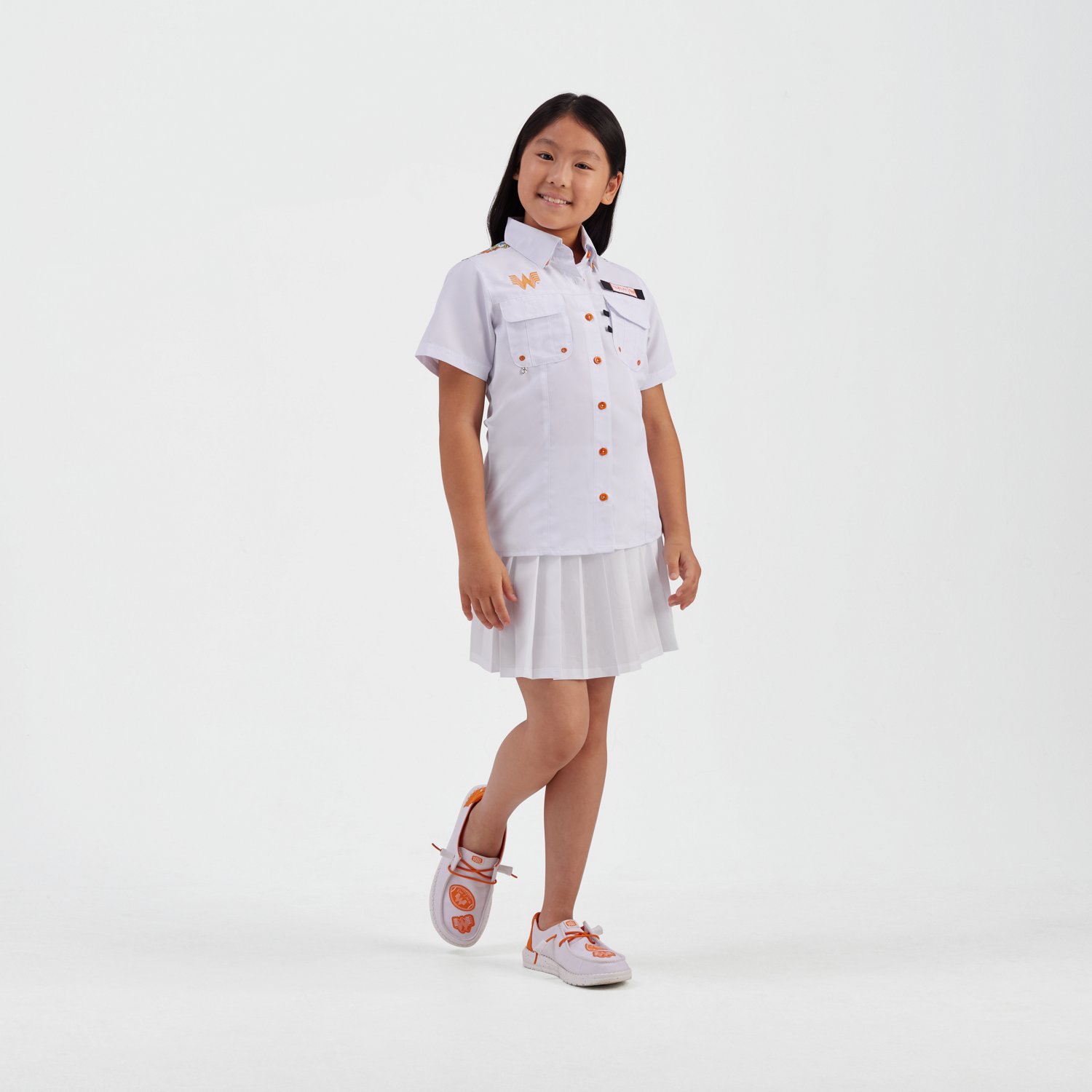 Magellan Outdoors Whataburger Girls' Laguna Madre Happy Fishing Shirt - view number 2