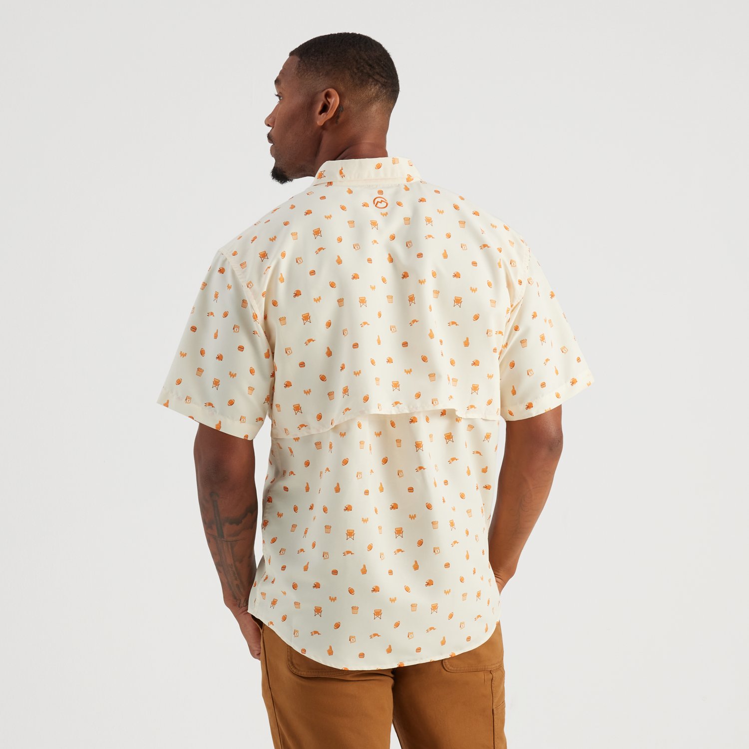 Magellan Outdoors Whataburger Men's Laguna Madre Micro Short Sleeve Fishing Shirt - view number 4