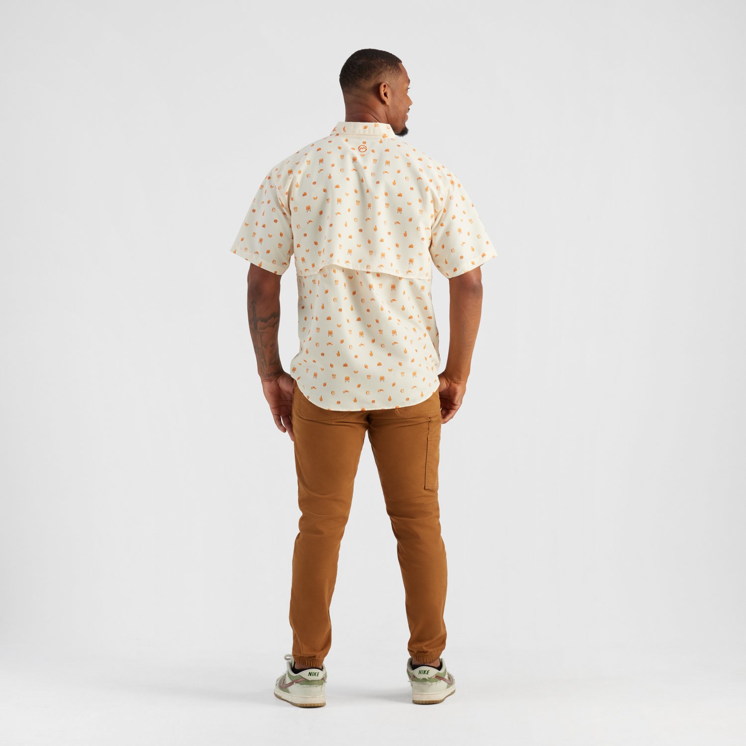 Magellan Outdoors Whataburger Men's Laguna Madre Micro Short Sleeve Fishing Shirt - view number 3